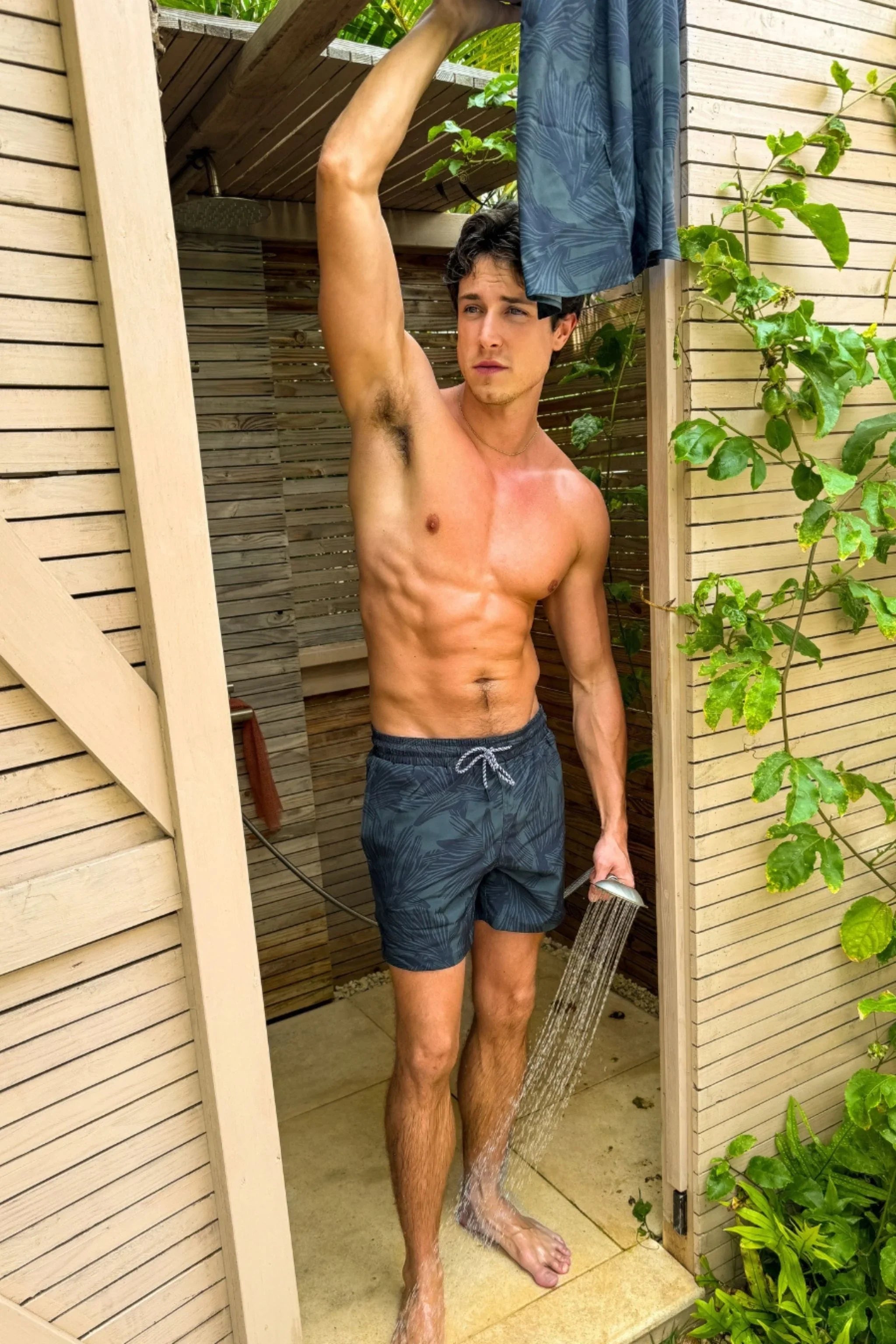 Tulum Volley Swim Trunk (Dark Olive)