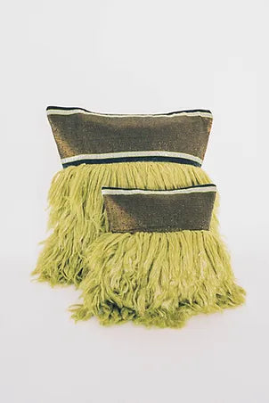 Wugo Throw Pillow (Black/Galapagos Green)