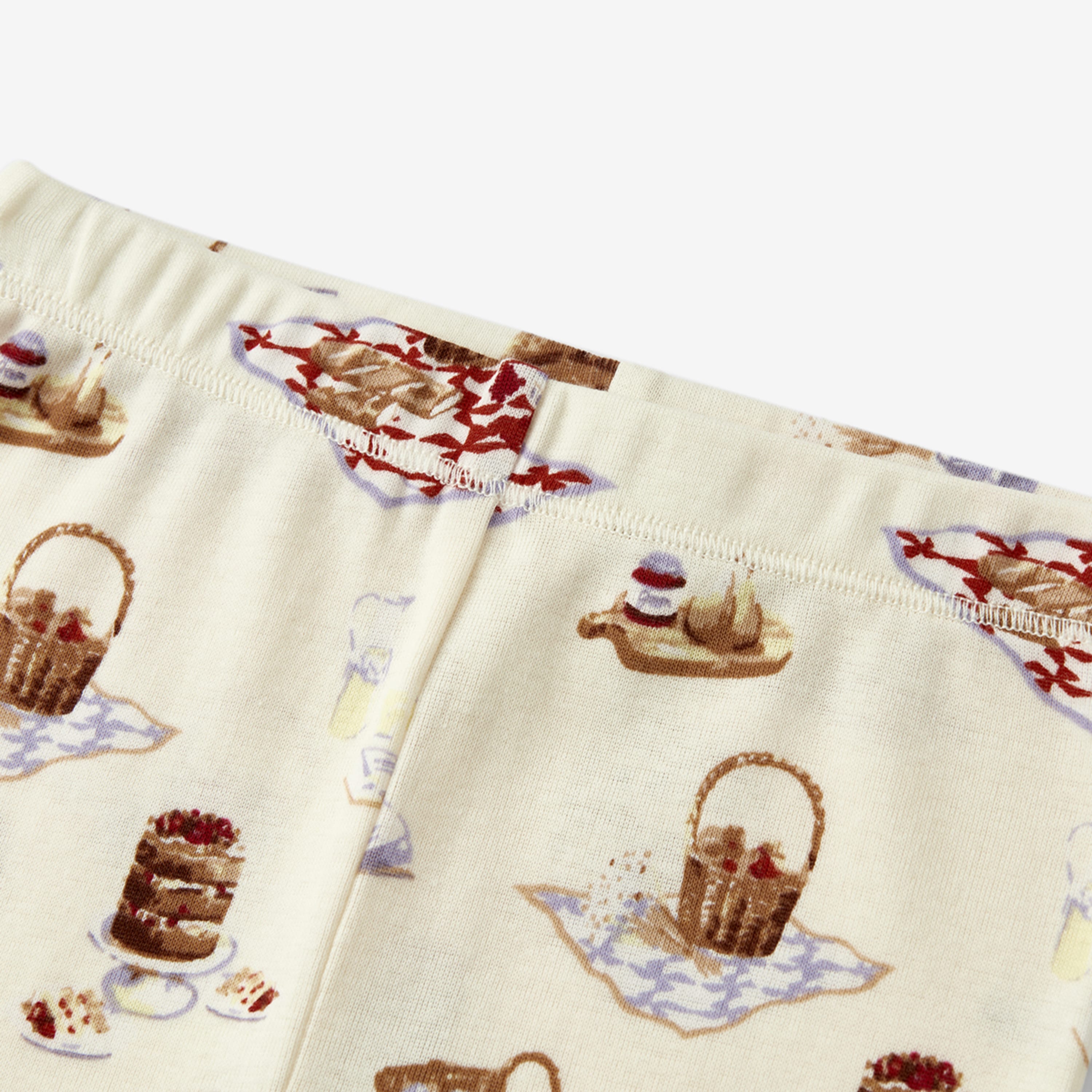 Picnic Organic Cotton Long Sleeve Two Piece Pajama Set