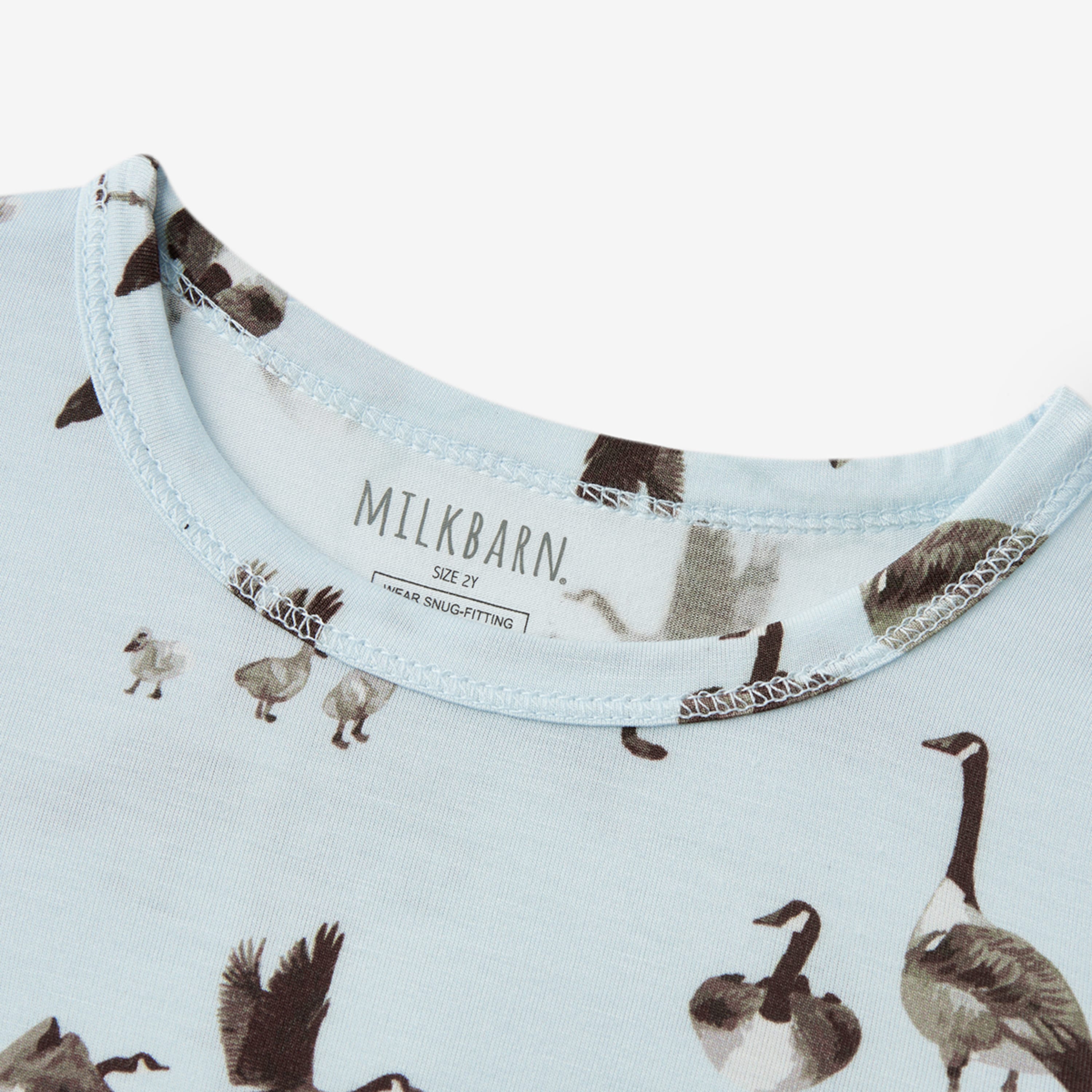 Goose Luxe Stretch Long Sleeve Two Piece Pajama Set