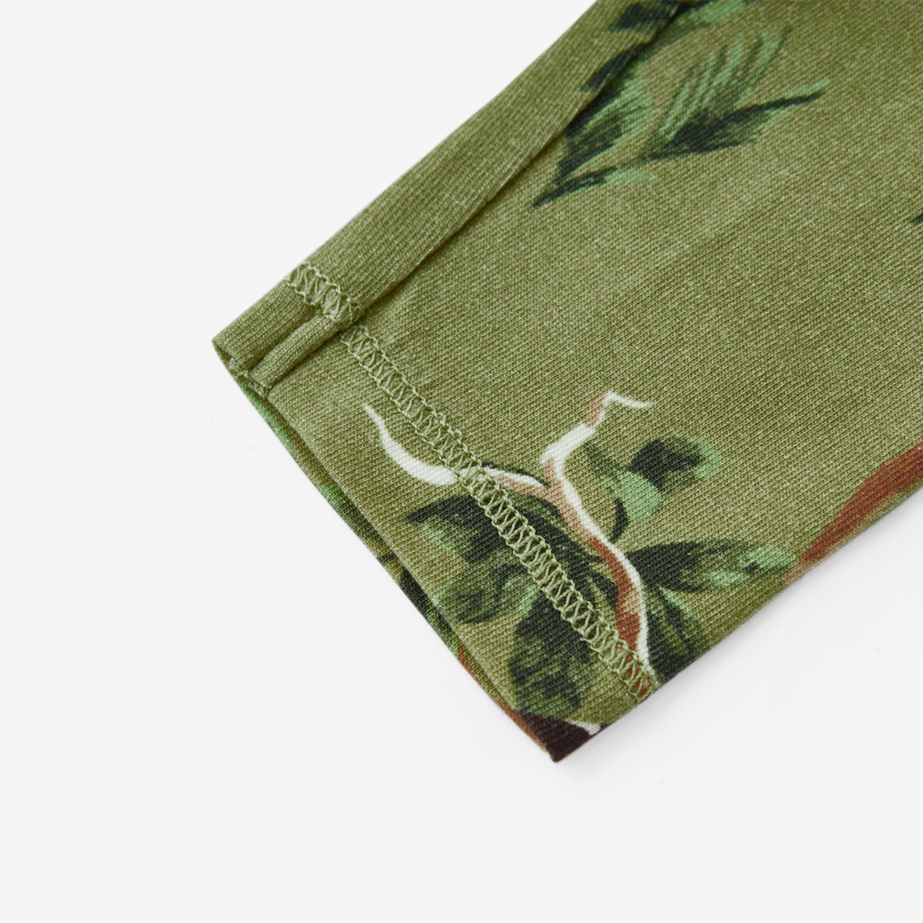 Toucan Cotton Stretch Long Sleeve Two Piece Pajama Set