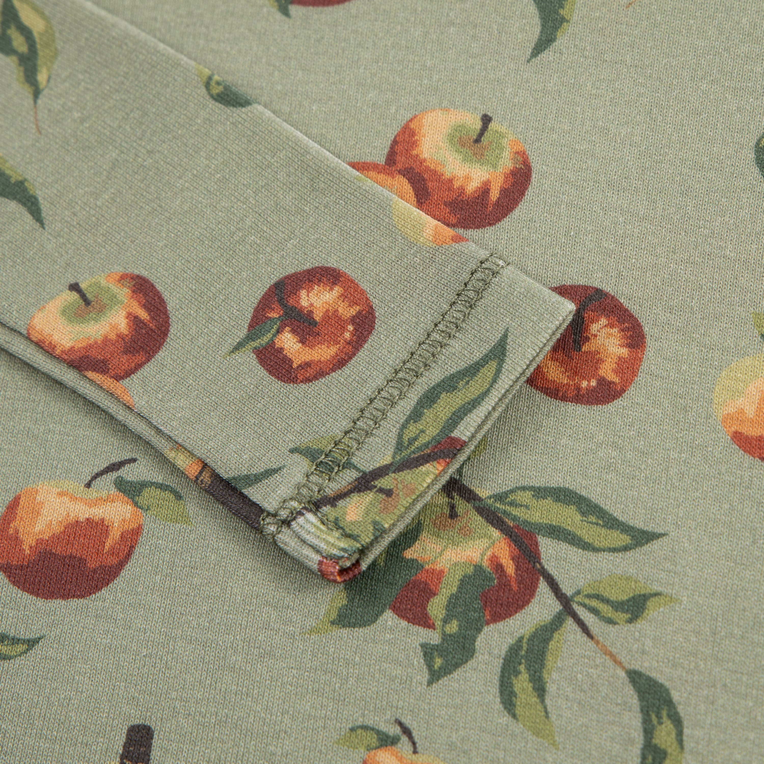 Apple Orchard Organic Cotton Long Sleeve Two Piece Pajama Set