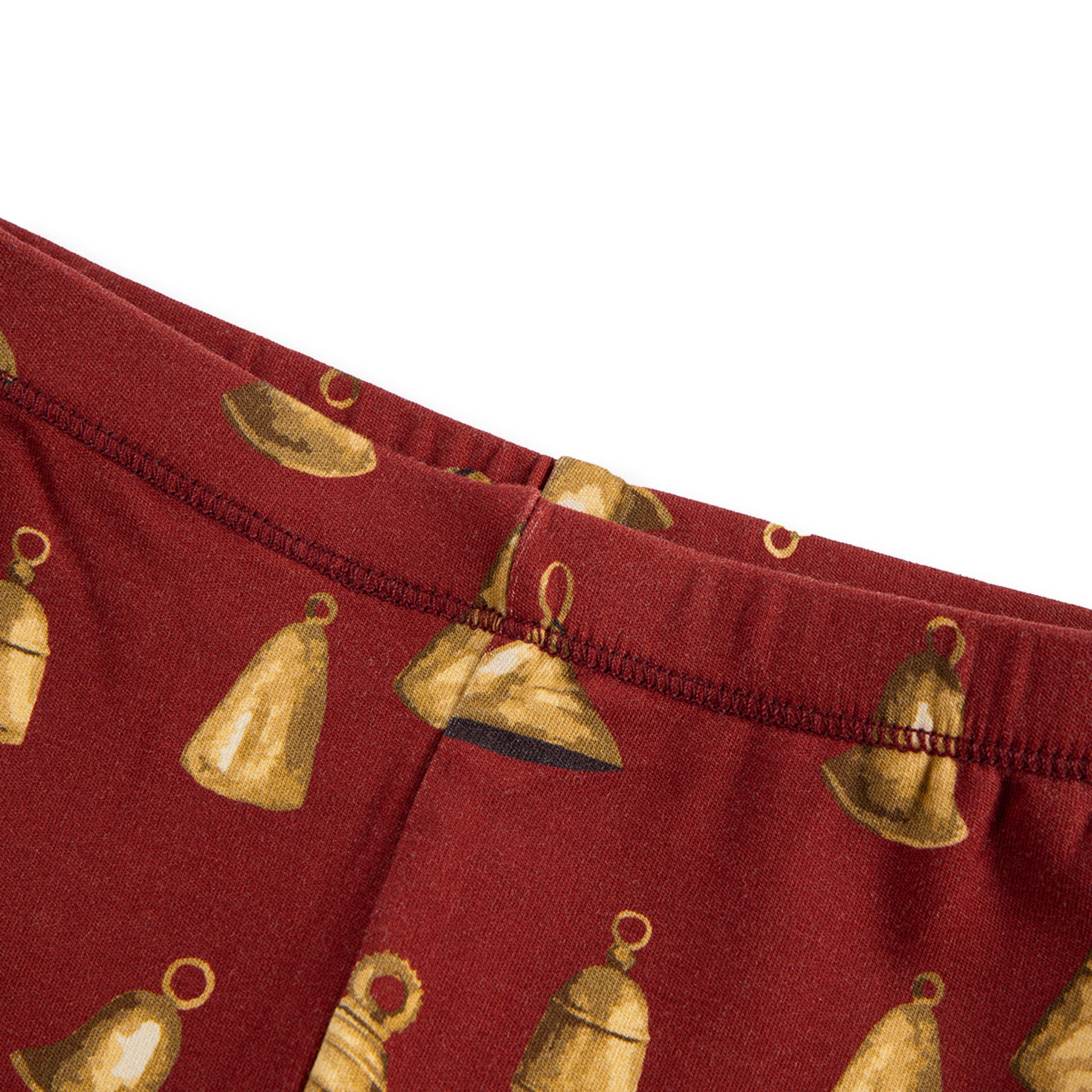 Vintage Bell Brushed Long Sleeve Two Piece Pajama Set