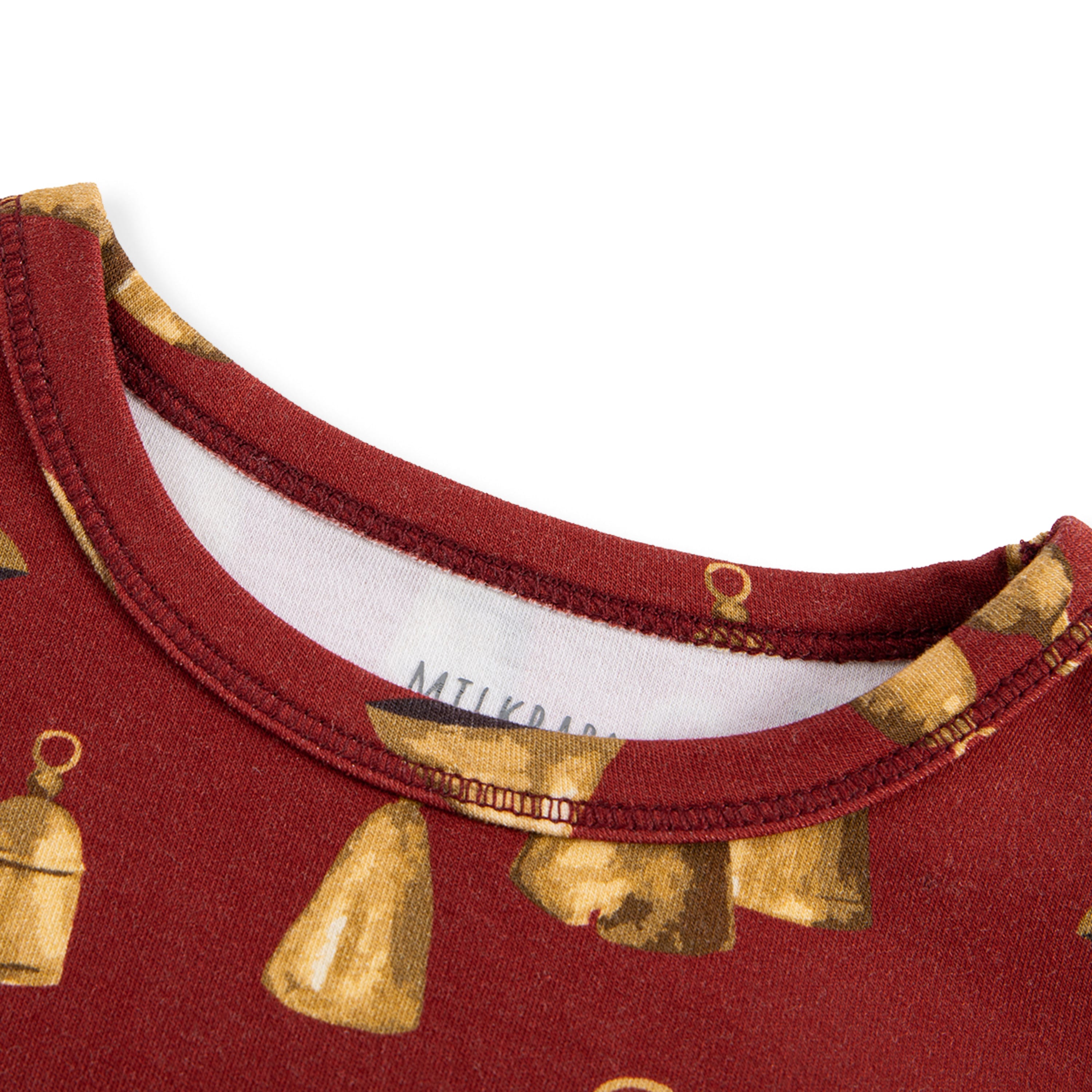 Vintage Bell Brushed Long Sleeve Two Piece Pajama Set