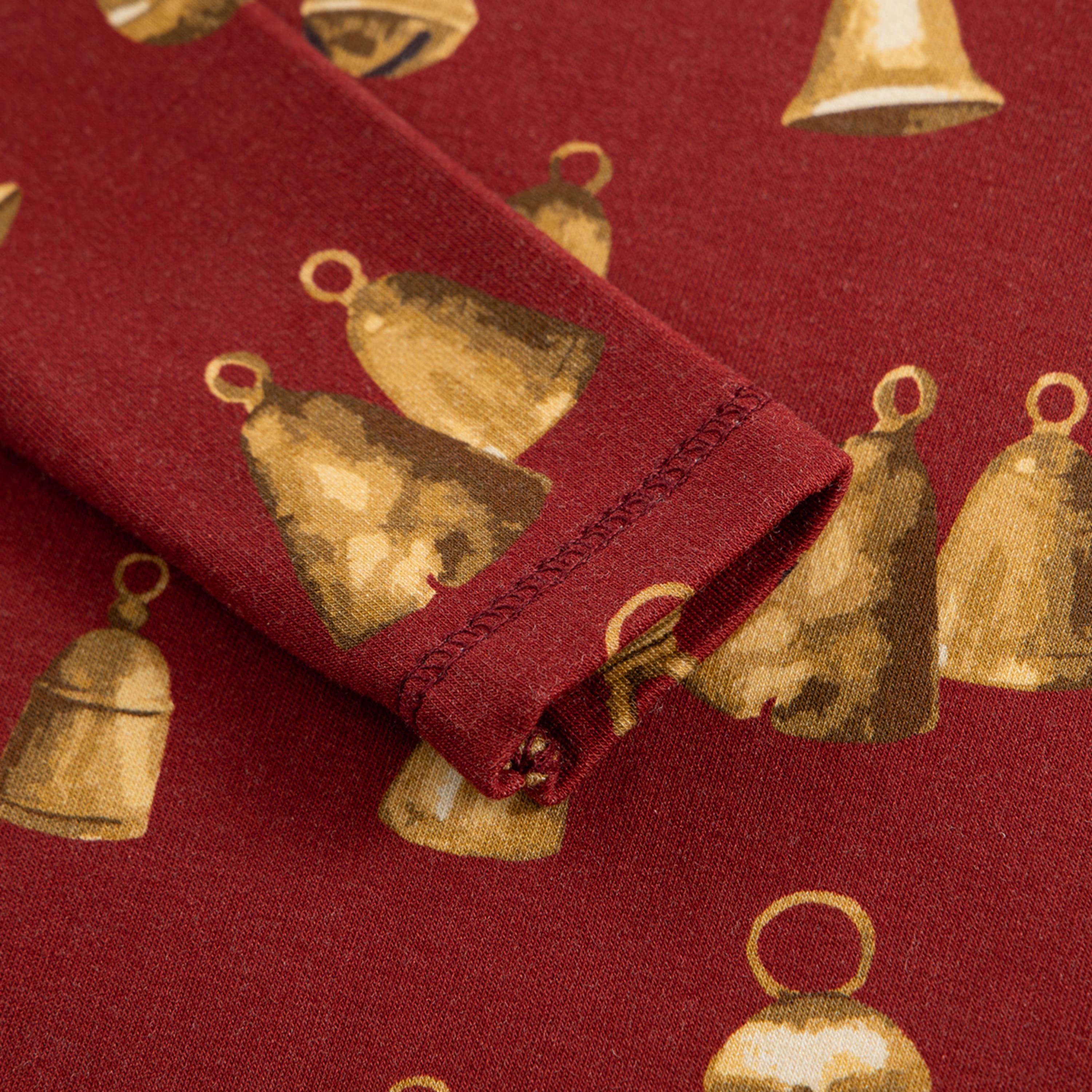 Vintage Bell Brushed Long Sleeve Two Piece Pajama Set