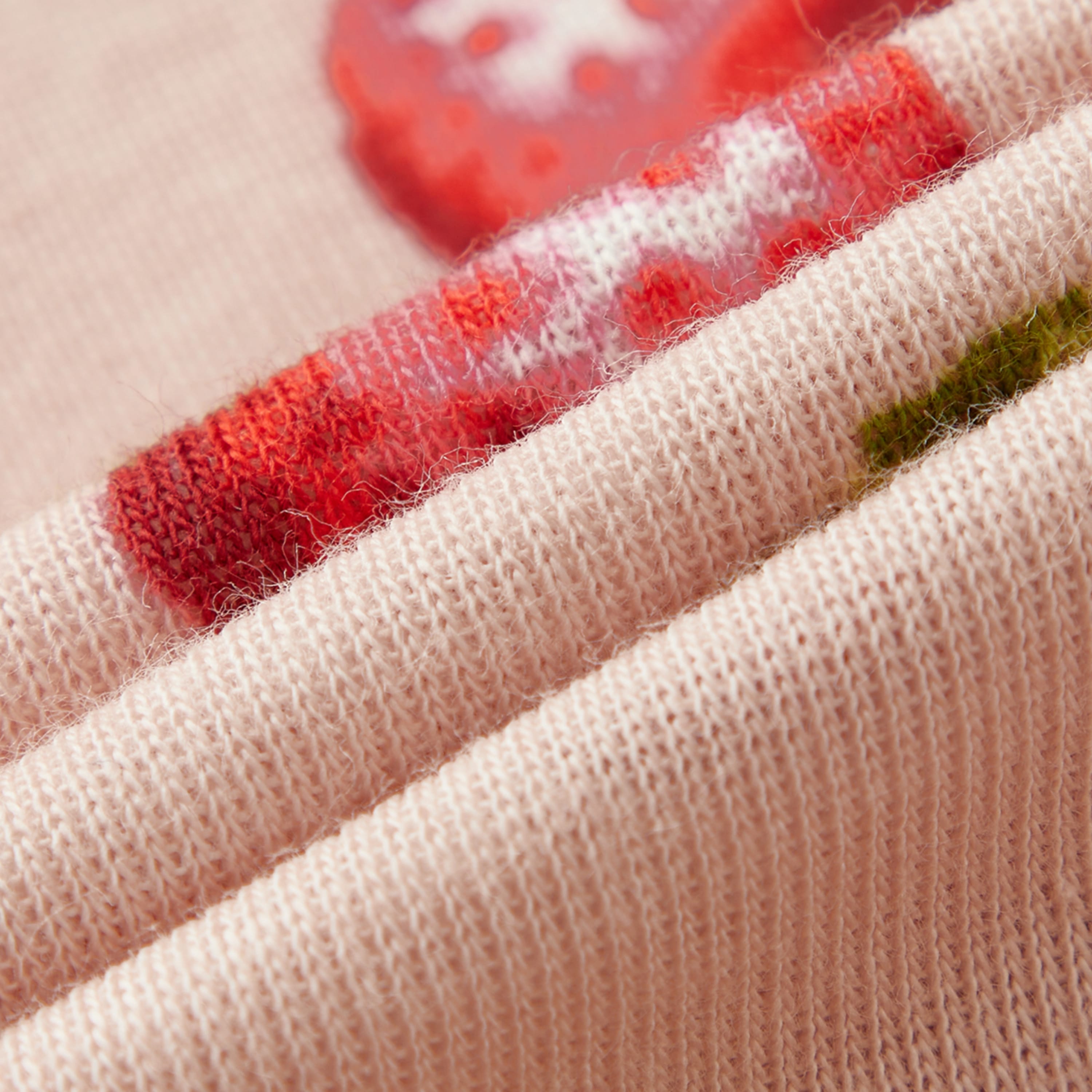 Strawberry Organic Cotton Zipper Pajama