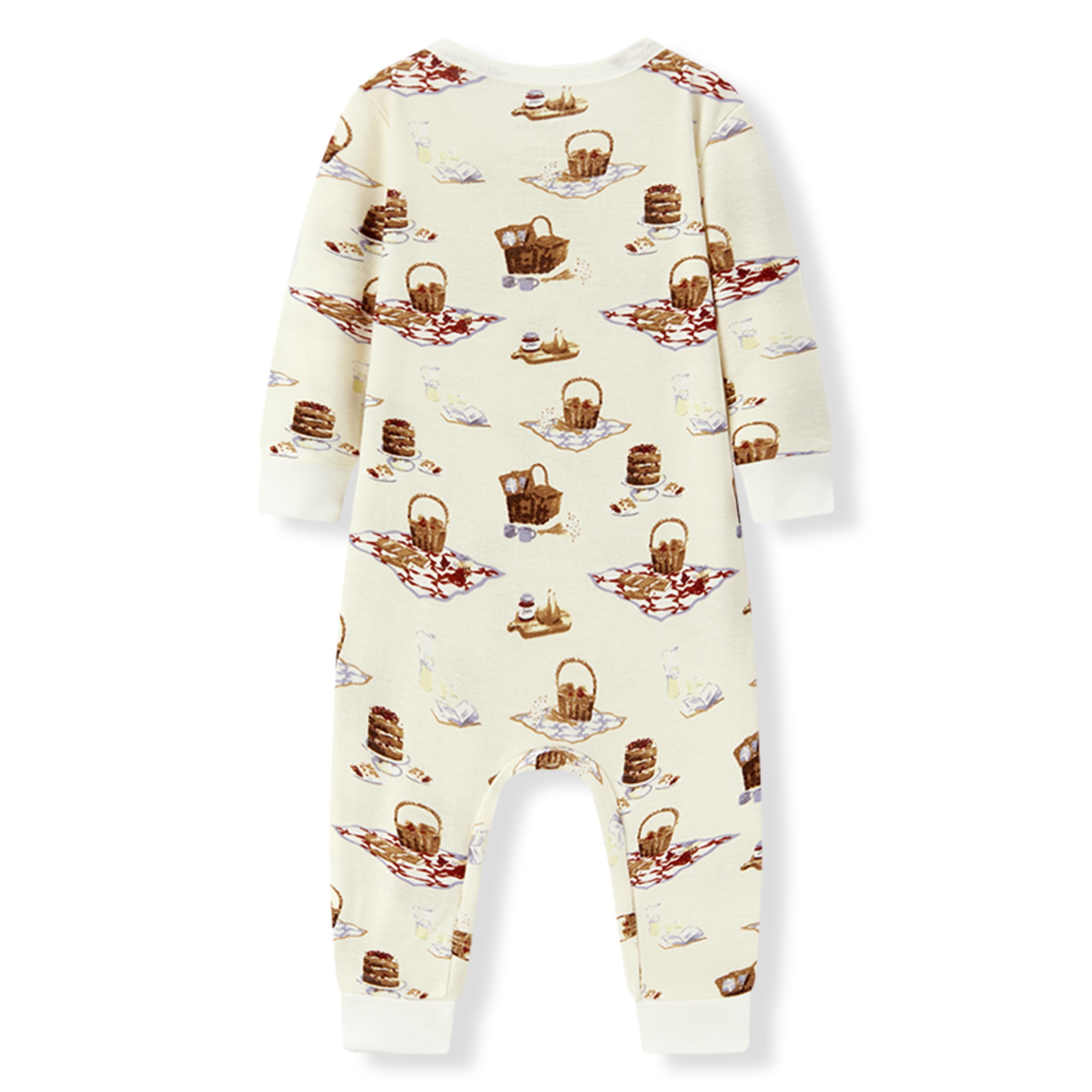 Picnic Organic Cotton Zipper Pajama