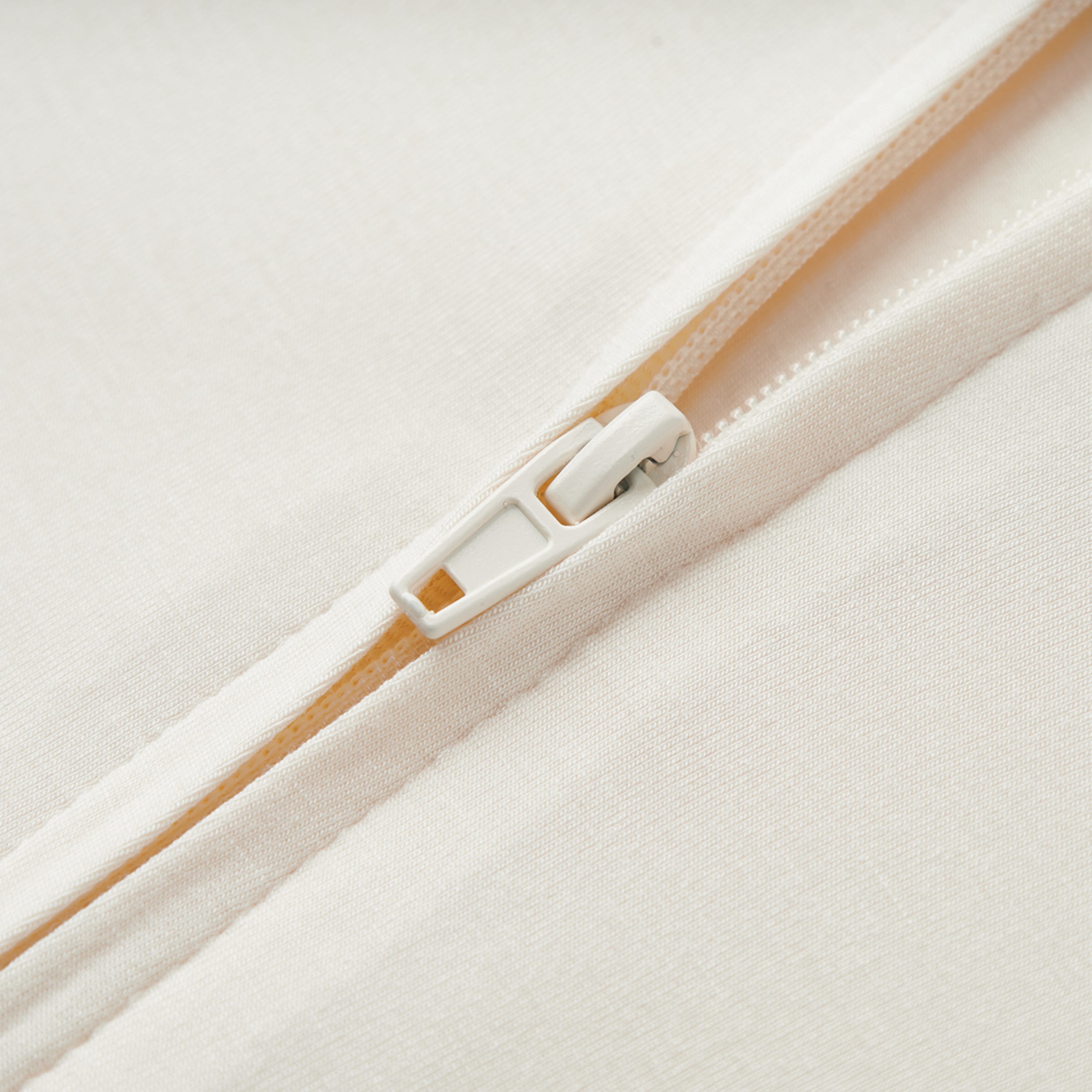 Salt Luxe Solid Zipper Pajama