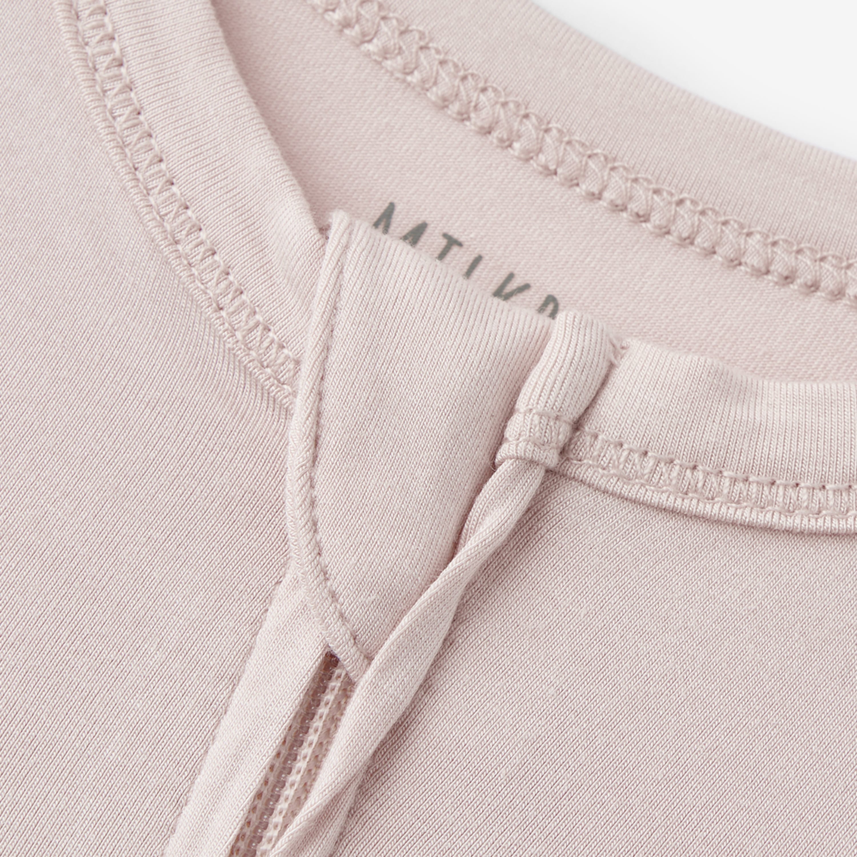 Sepia Rose Luxe Solid Zipper Pajama