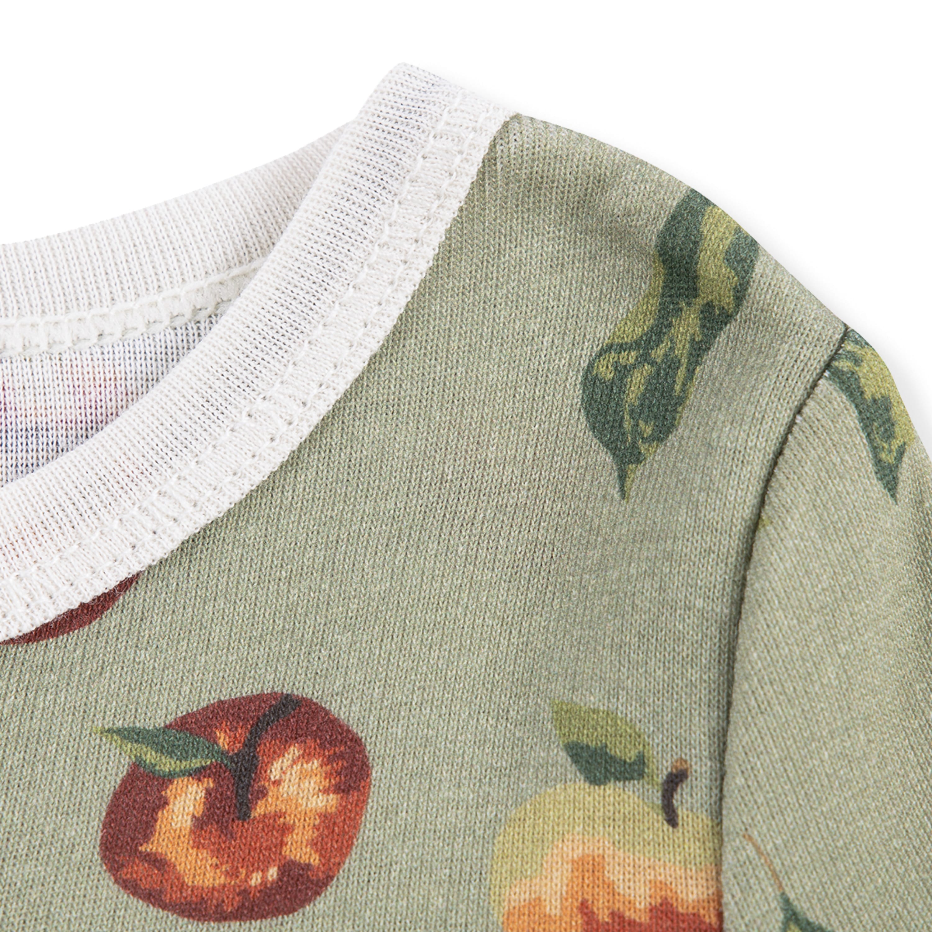 Apple Orchard Organic Cotton Zipper Pajama