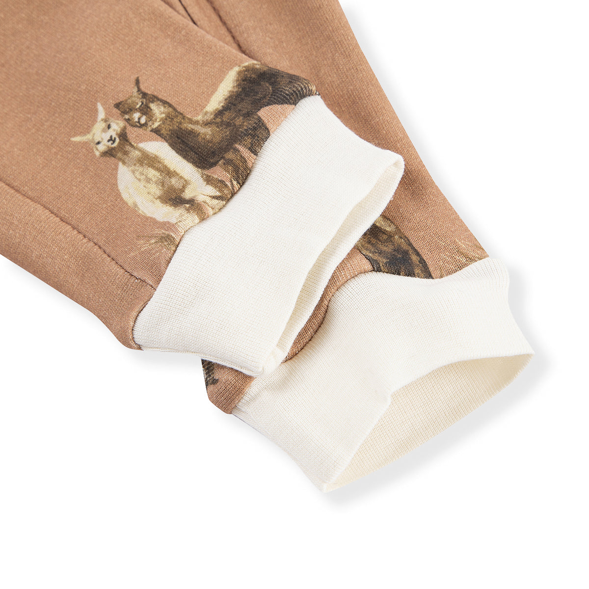 Alpaca Organic Cotton Zipper Pajama