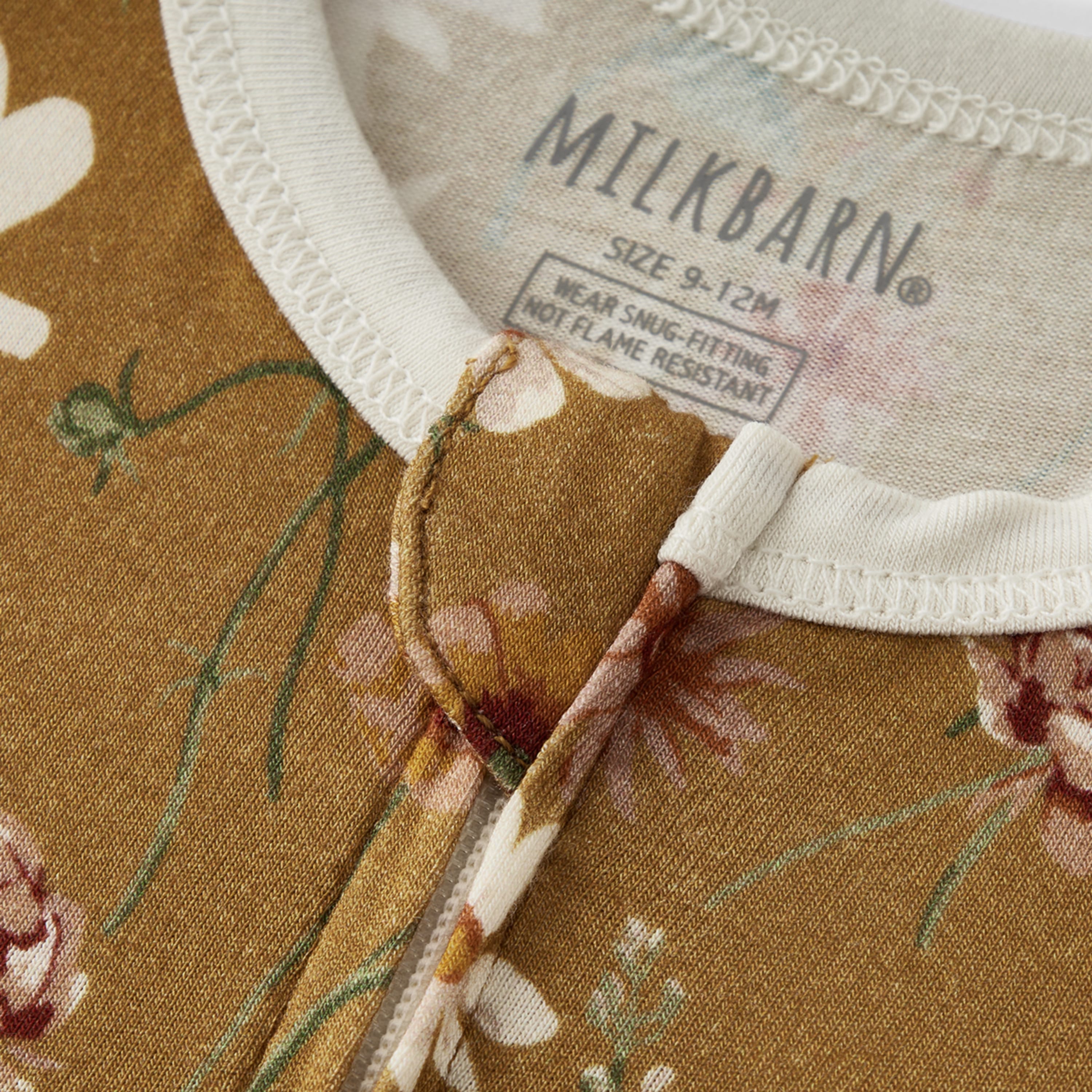 Wildflower Luxe Stretch Zipper Pajama