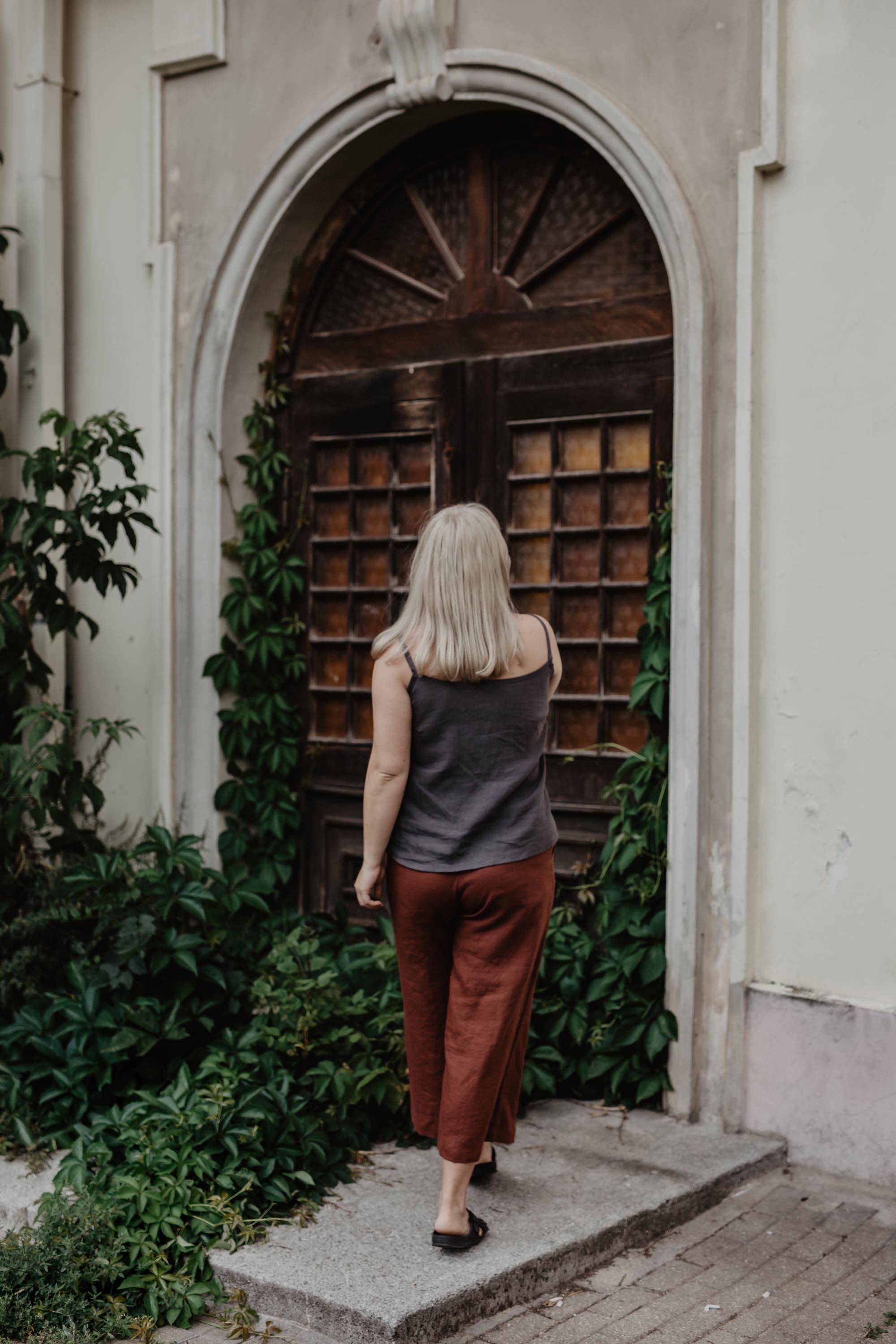 Tokyo Linen Pants (Terracotta)