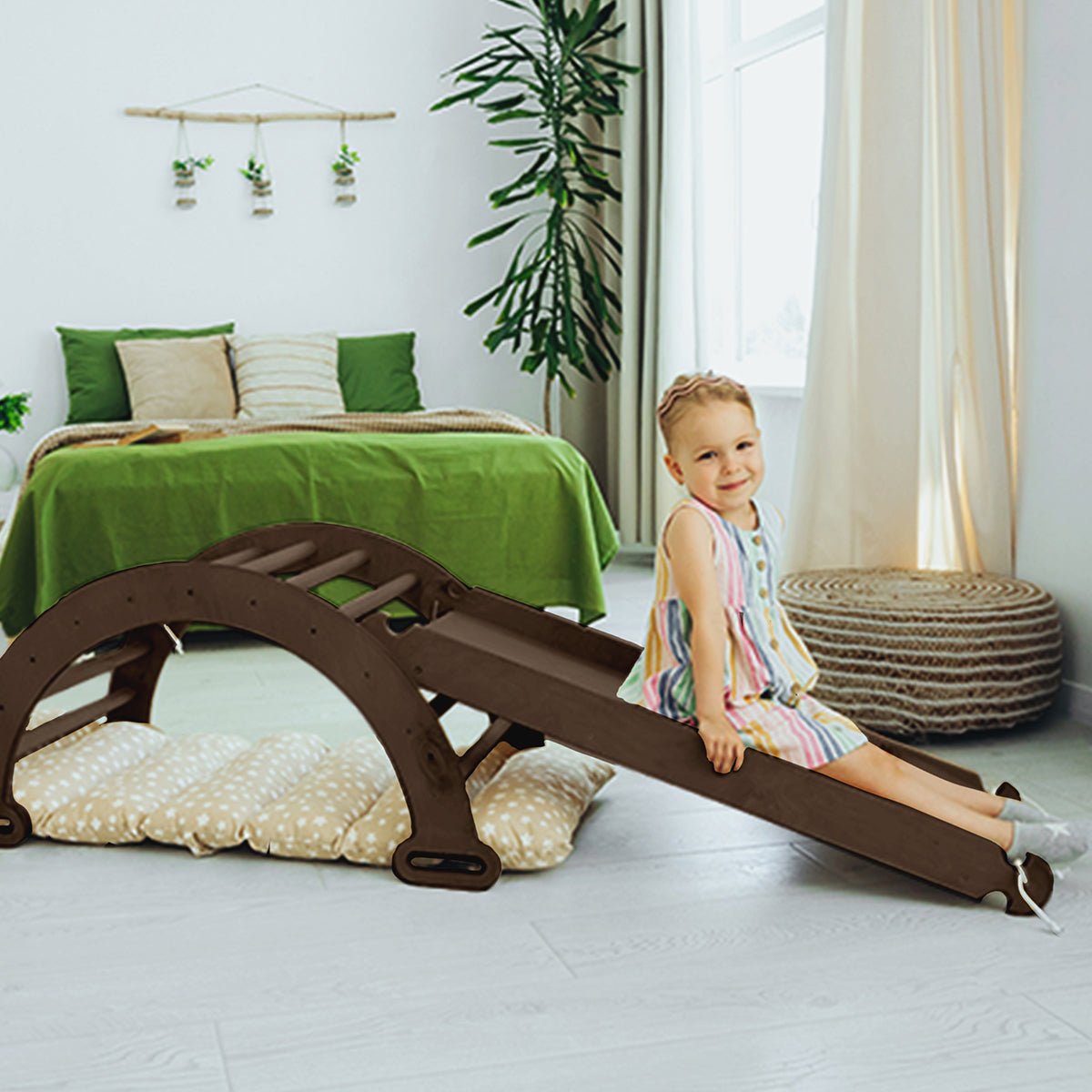 3-in-1 Montessori Climbing Set (Chocolate)
