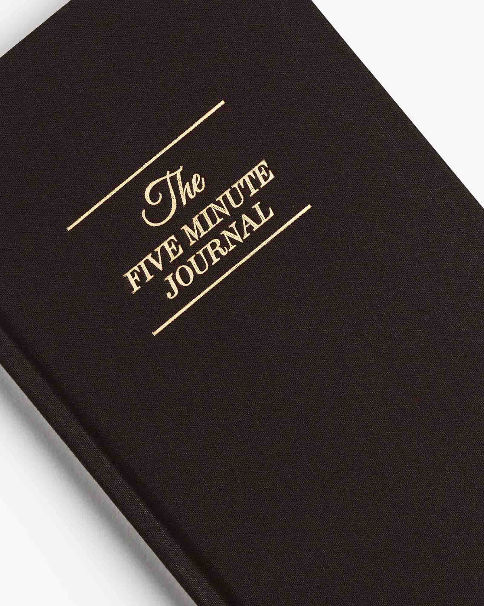 The Five Minute Journal (Bold Black)