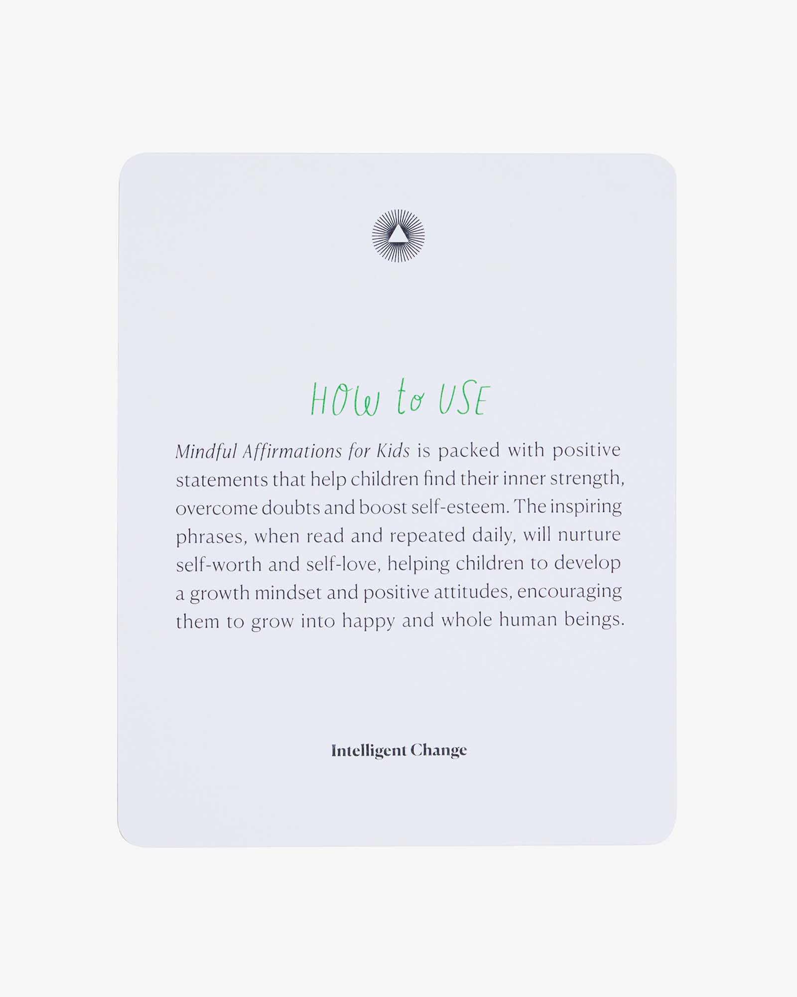 Mindful Affirmations for Kids