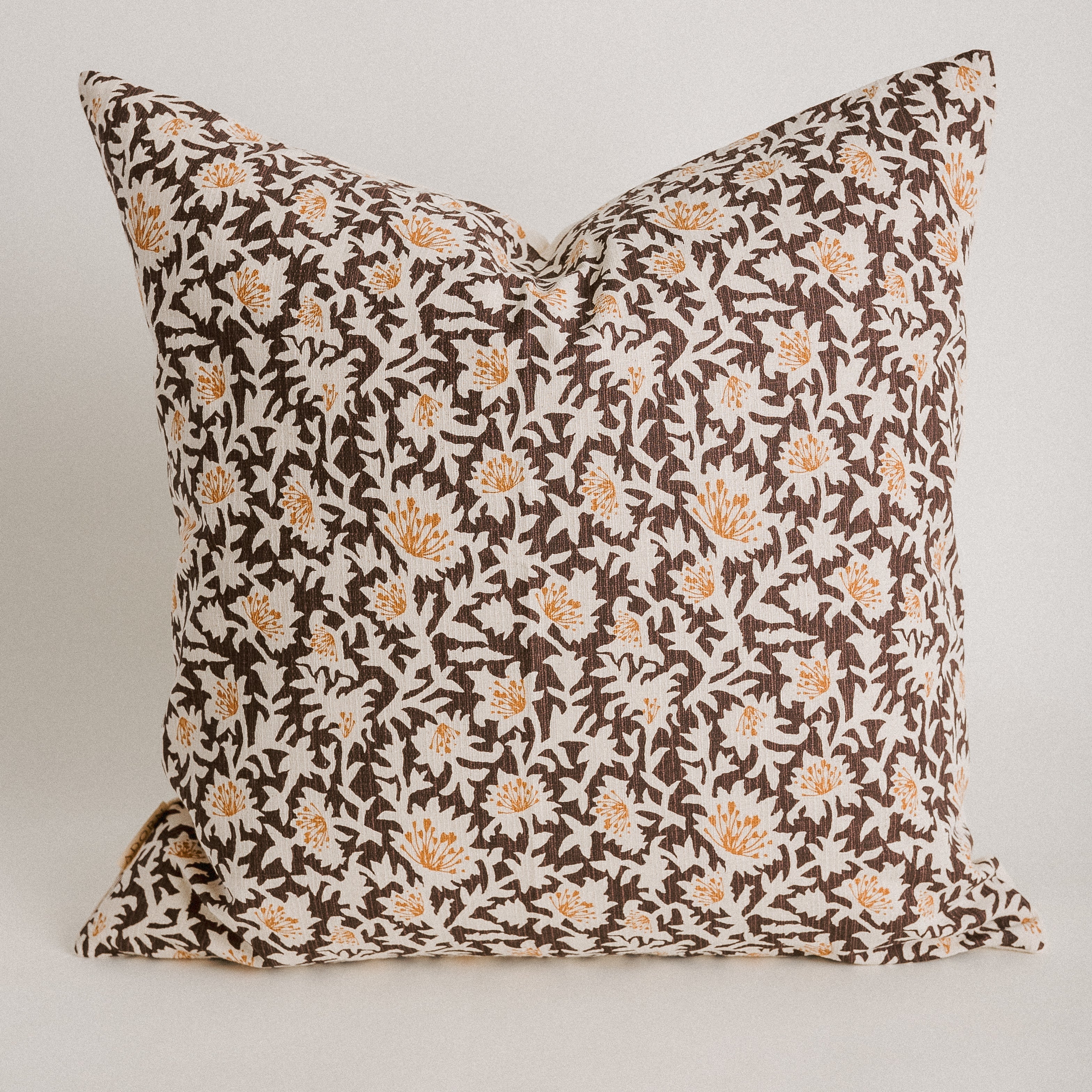 Block Print Pillow Cover (October Walks)