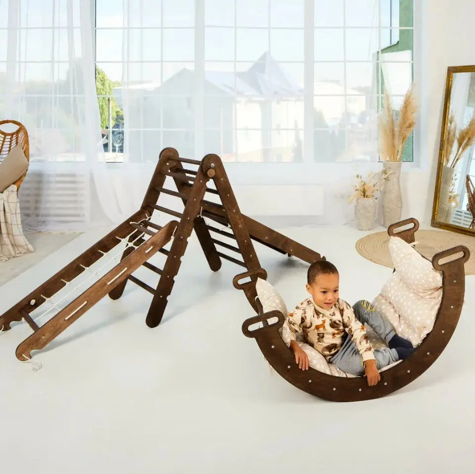 5-in-1 Montessori Climbing Set (Triangle)