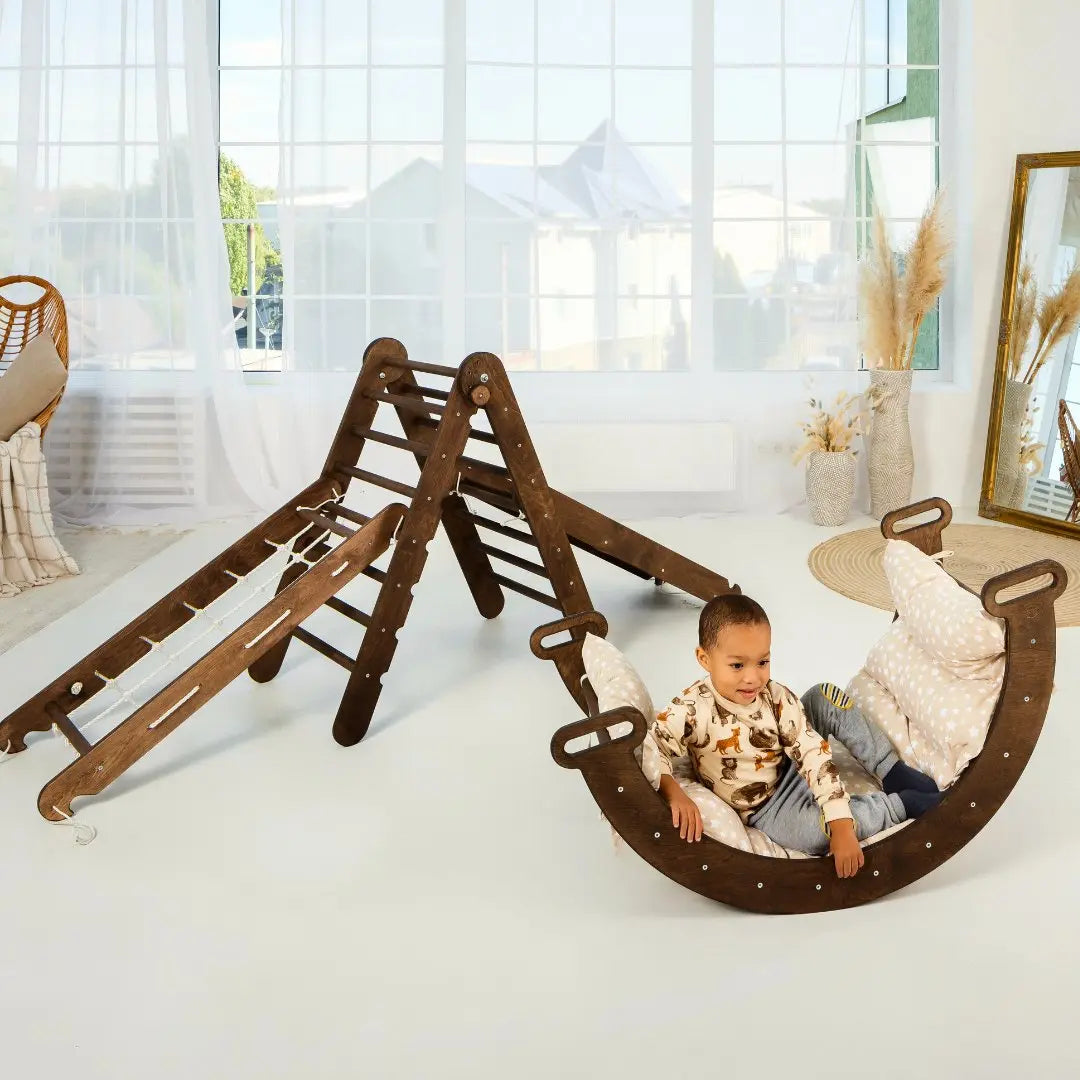 5-in-1 Montessori Climbing Set (Chocolate)