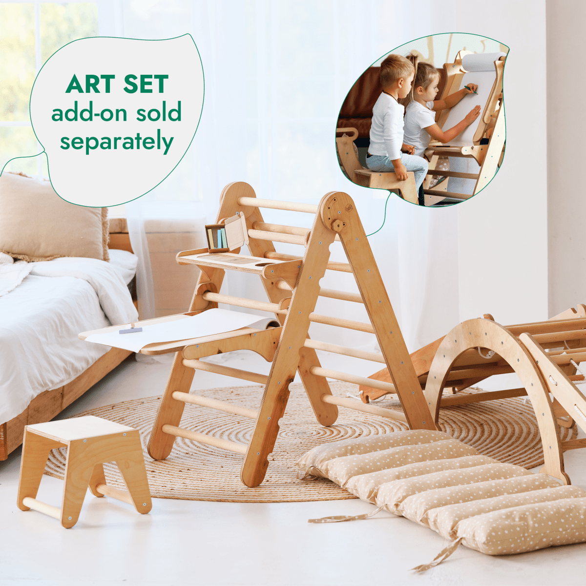 5-in-1 Montessori Climbing Set (Triangle)