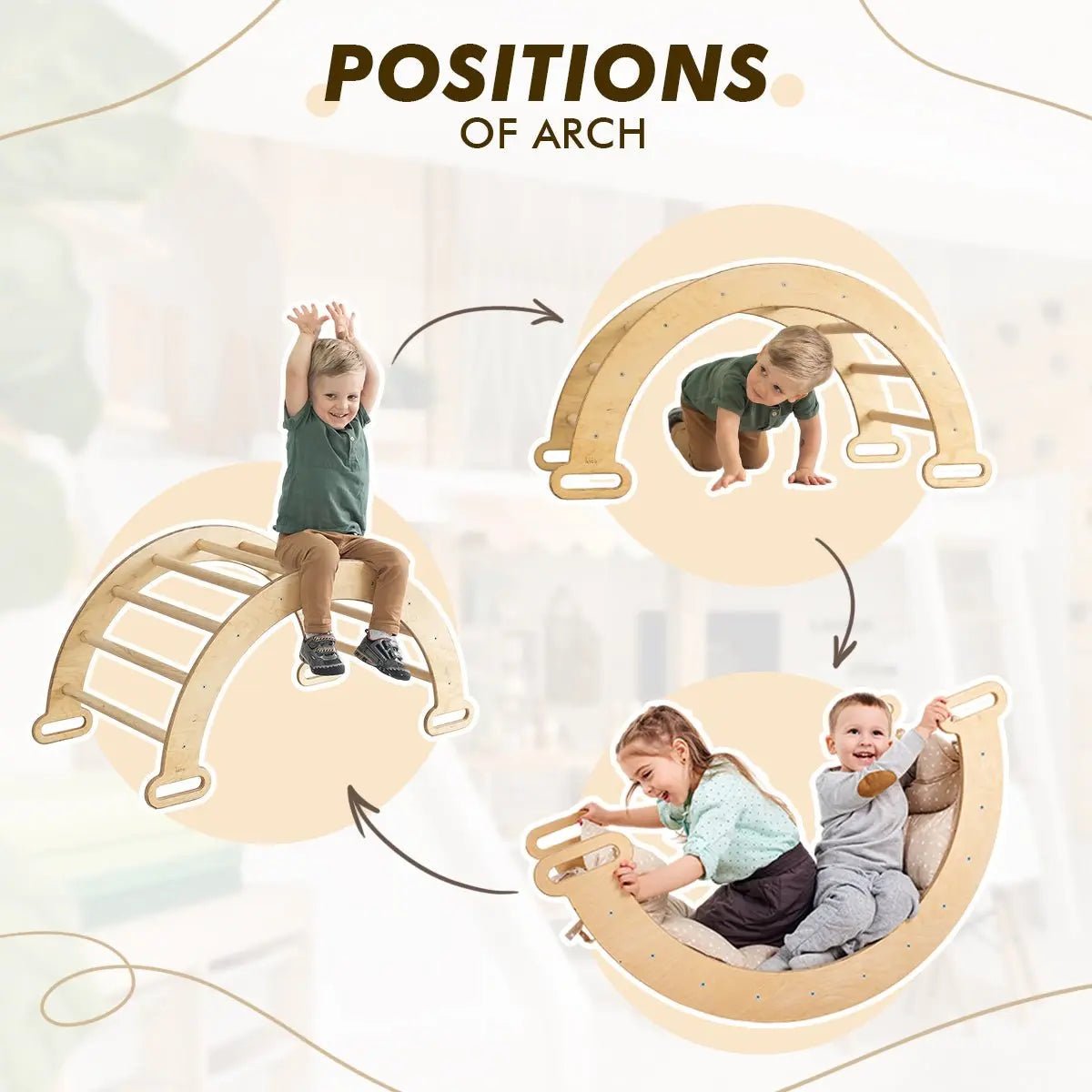 5-in-1 Montessori Climbing Set (Art Addition)