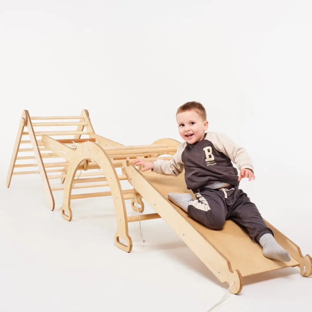 5-in-1 Montessori Climbing Set (Art Addition)