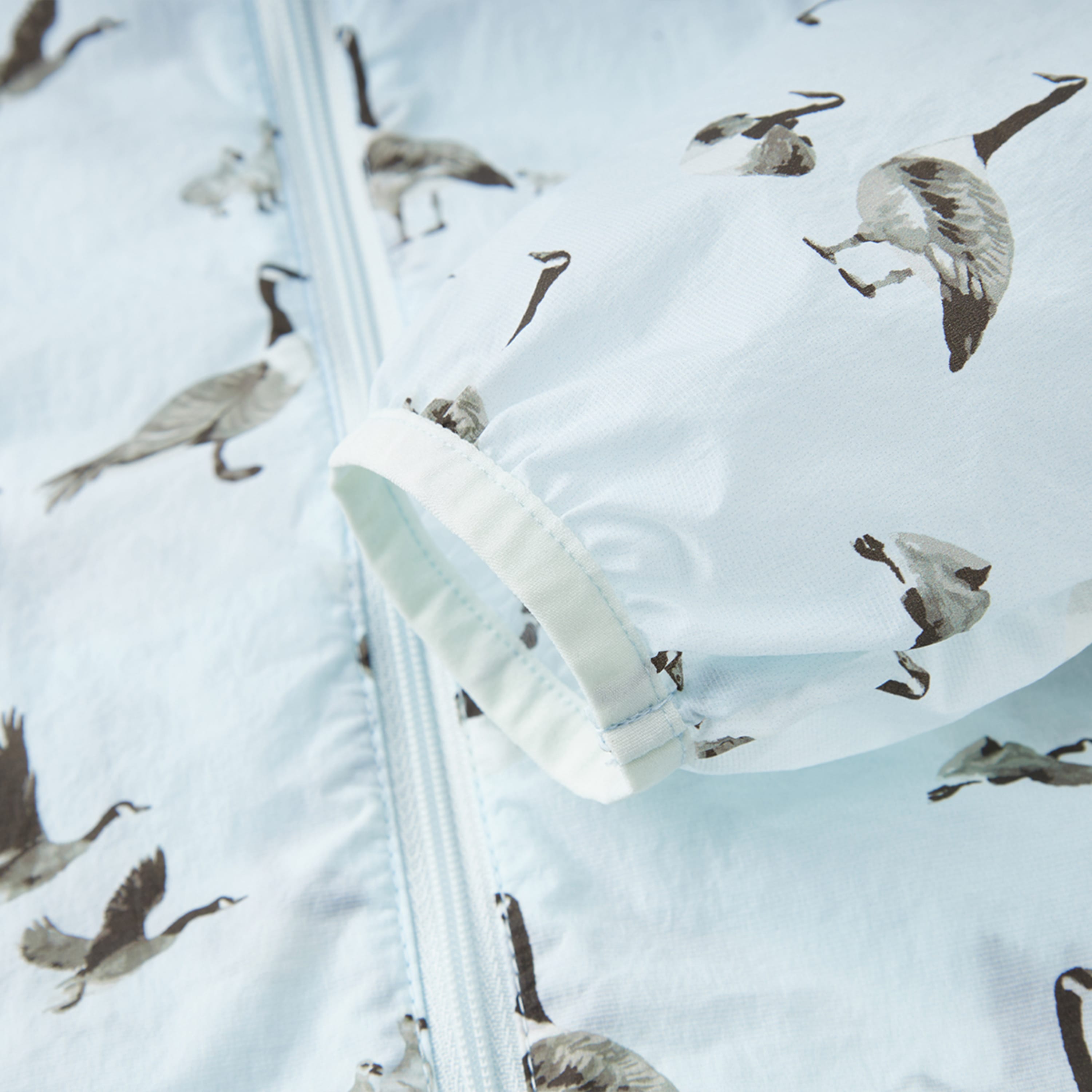 Goose Hooded Sun Shield Windbreaker Jacket