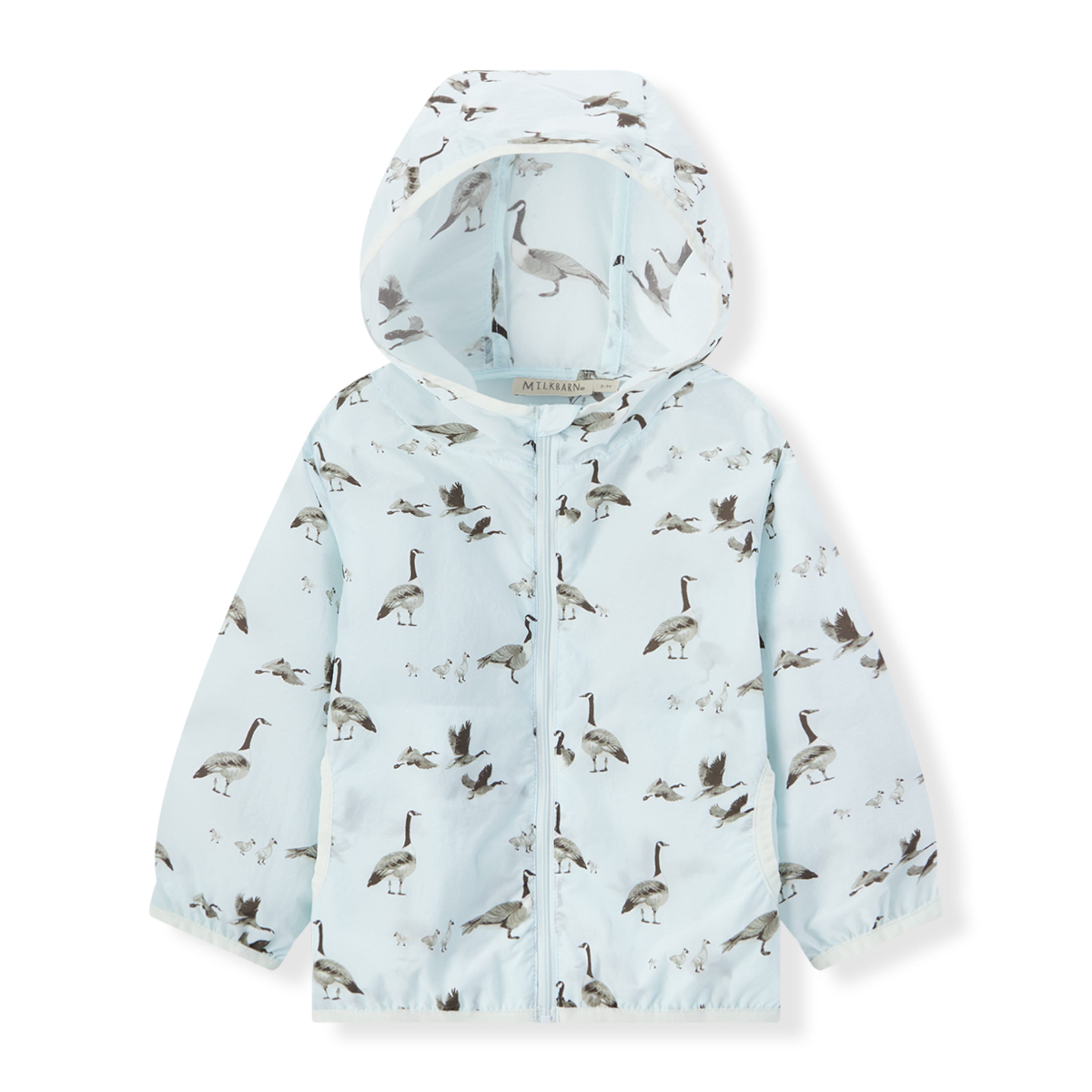 Goose Hooded Sun Shield Windbreaker Jacket