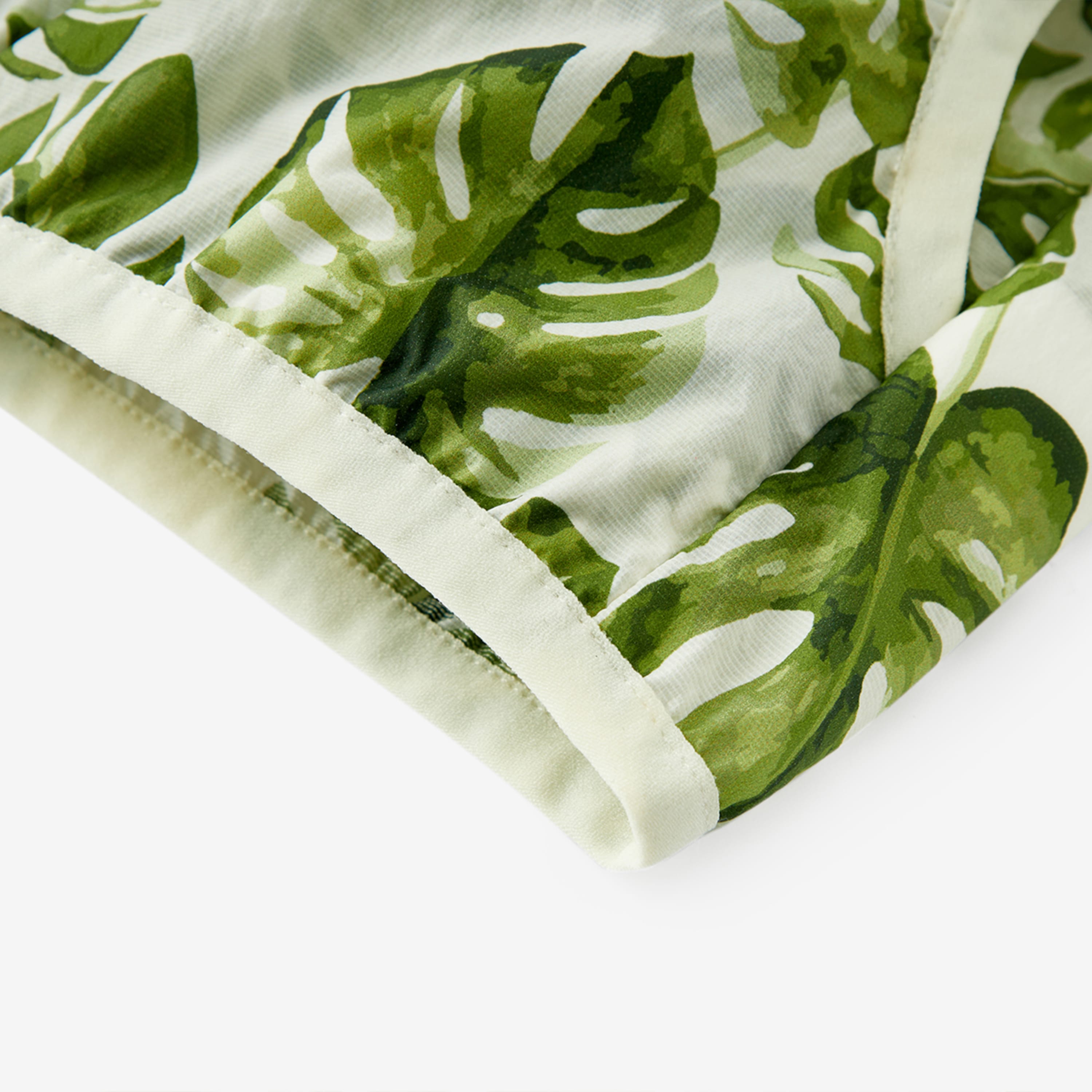 Island Leaf Hooded Sun Shield Windbreaker Jacket