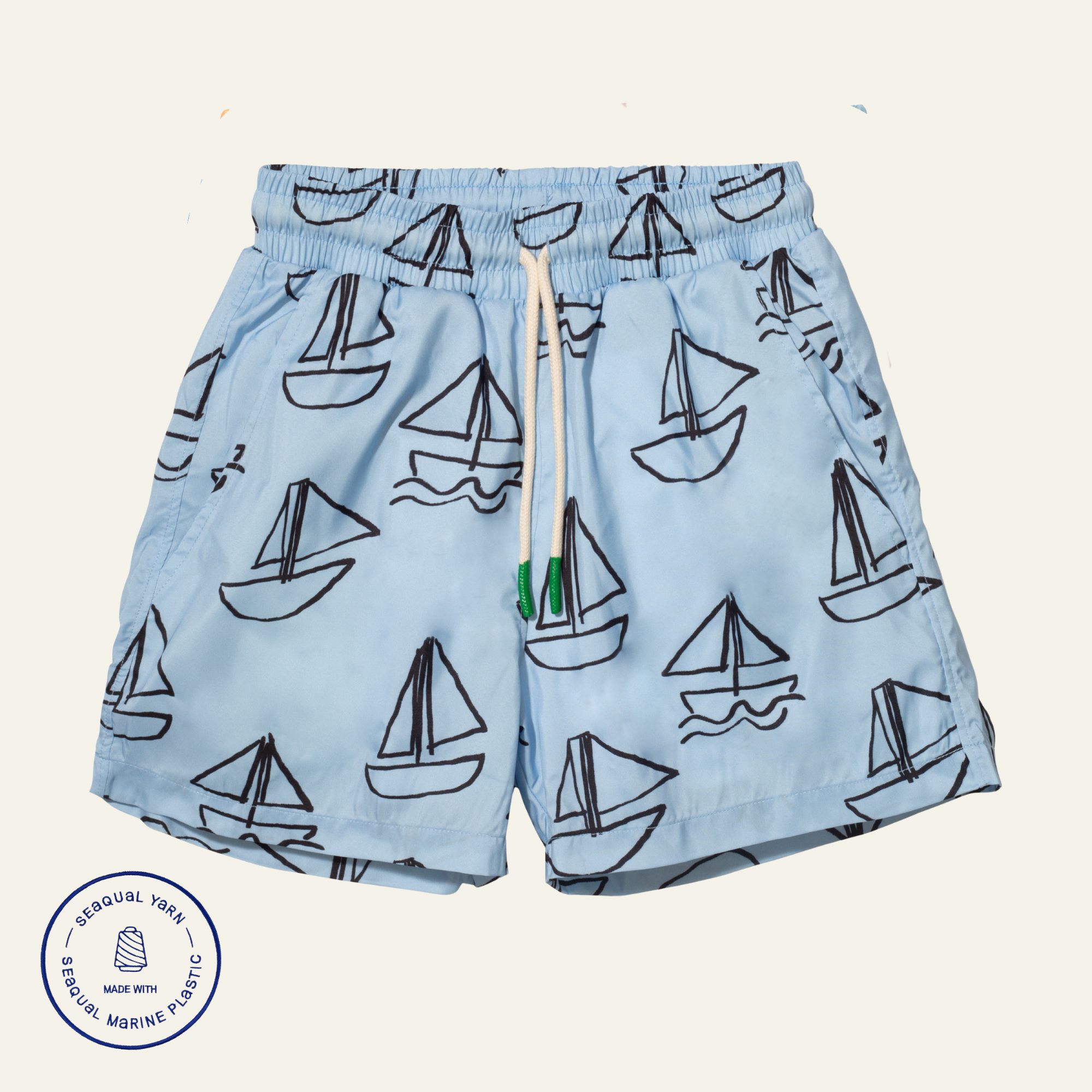 Sailboats Kid Swim Trunk (2-10Y)