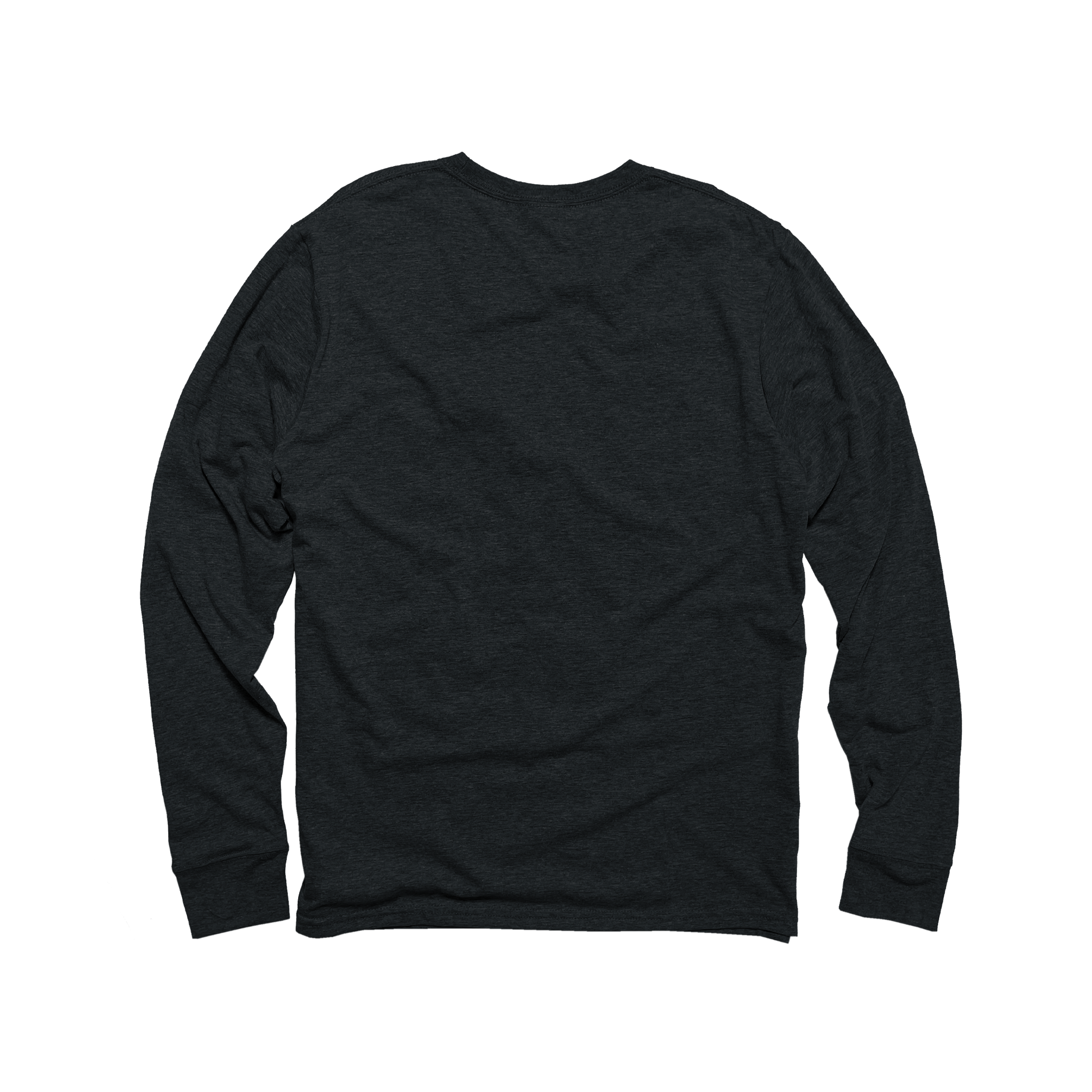 Unisex Eco-Triblend Long Sleeve Tee (Charcoal)