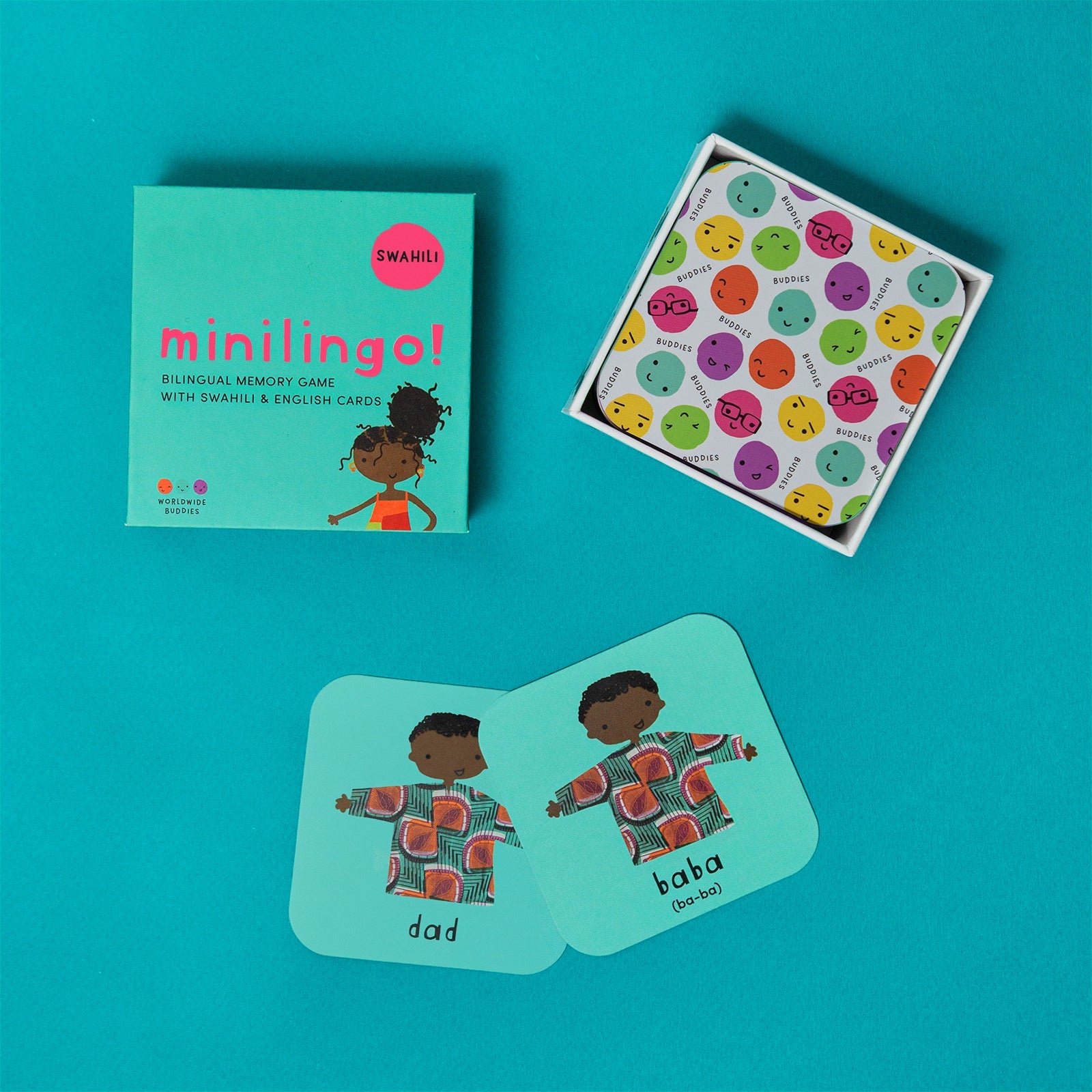 Minilingo Flashcards (English/Swahili)