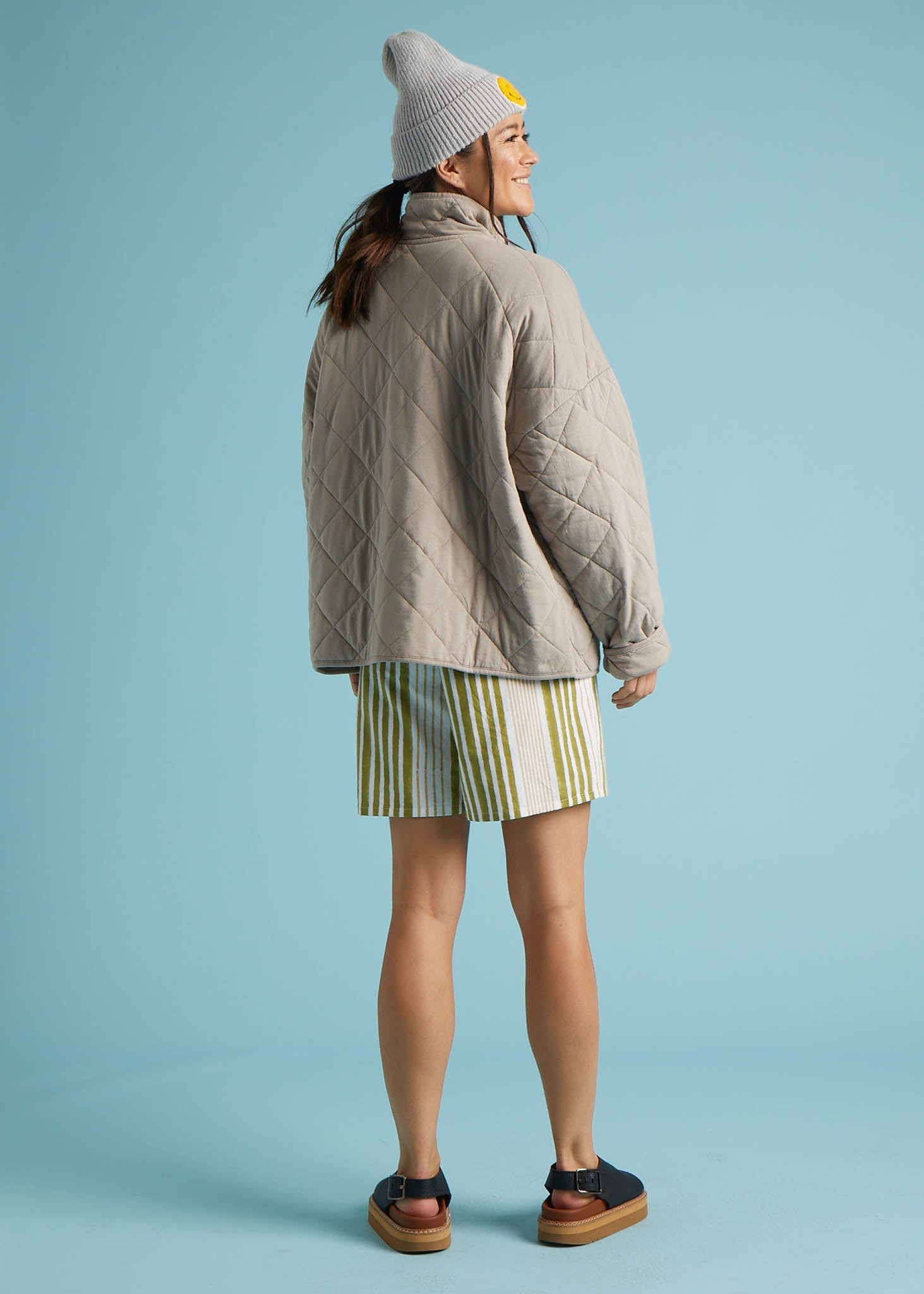 Countryside Quilted Jacket - Pebble