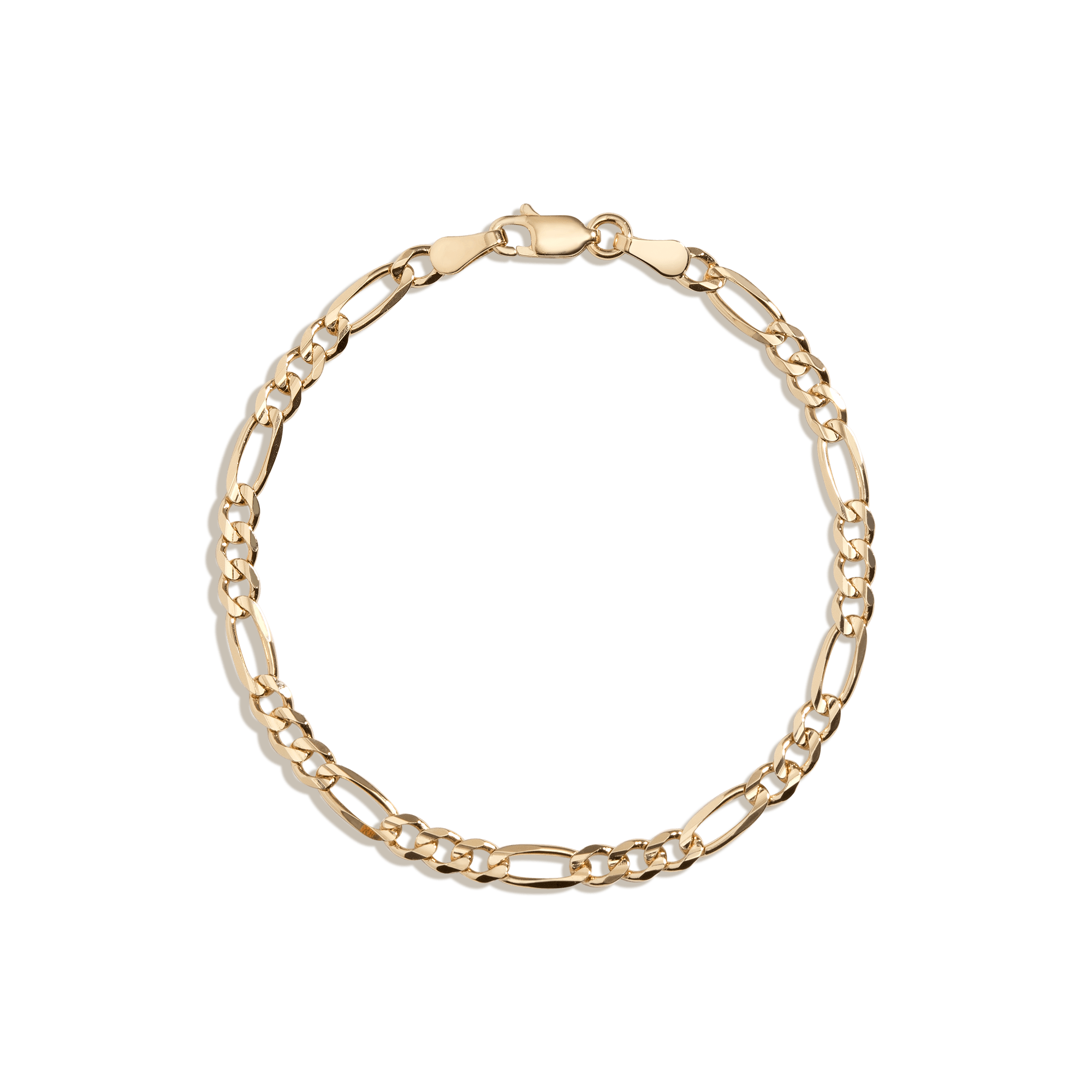 Large Gold Figaro Chain Anklet