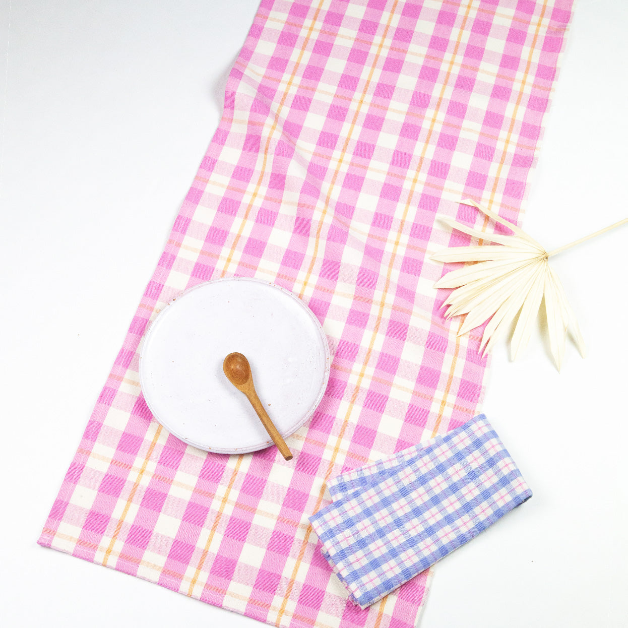 Abigail Plaid Runner (Bubblegum)