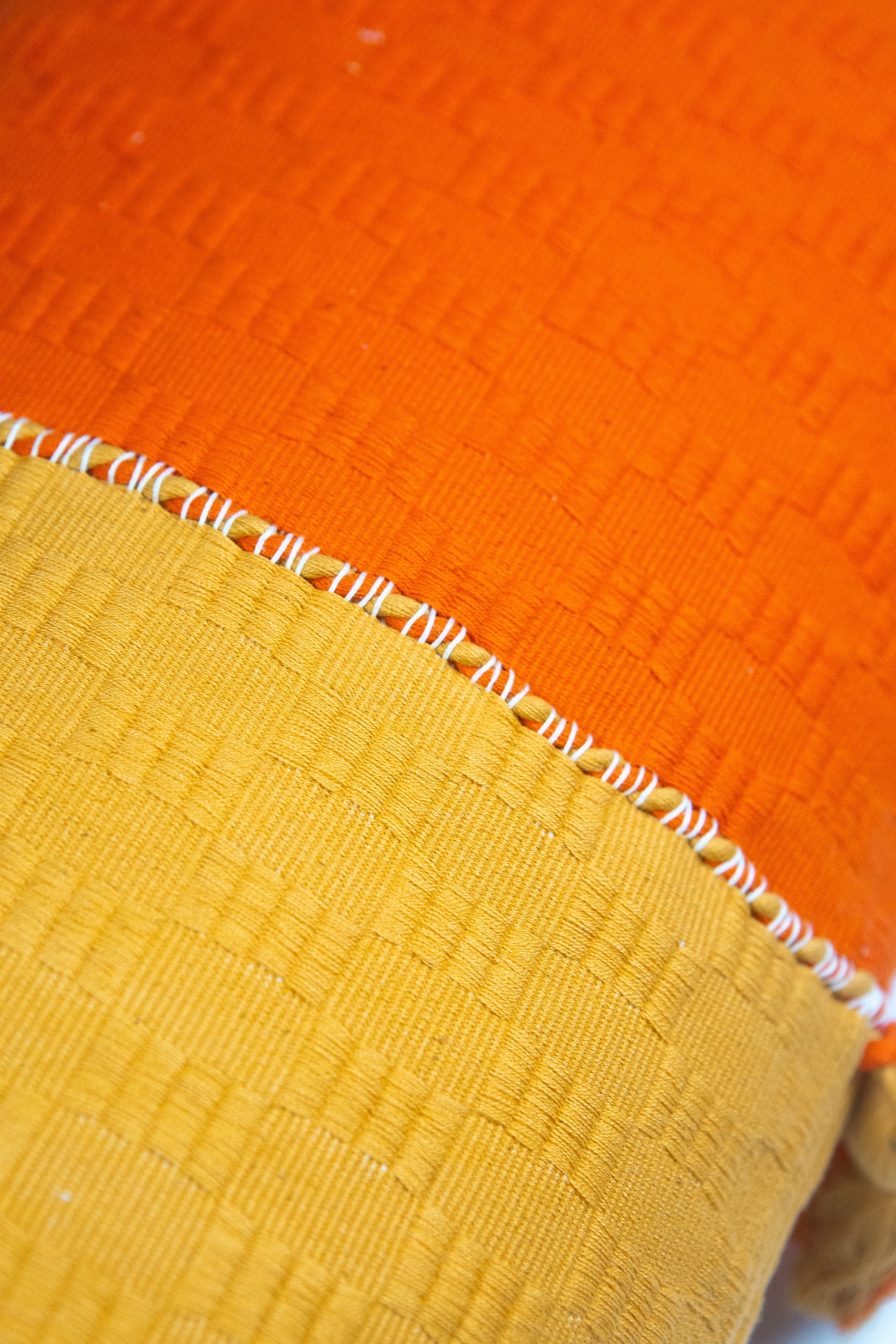 Antigua Pillow (Tangerine Colorblocked)
