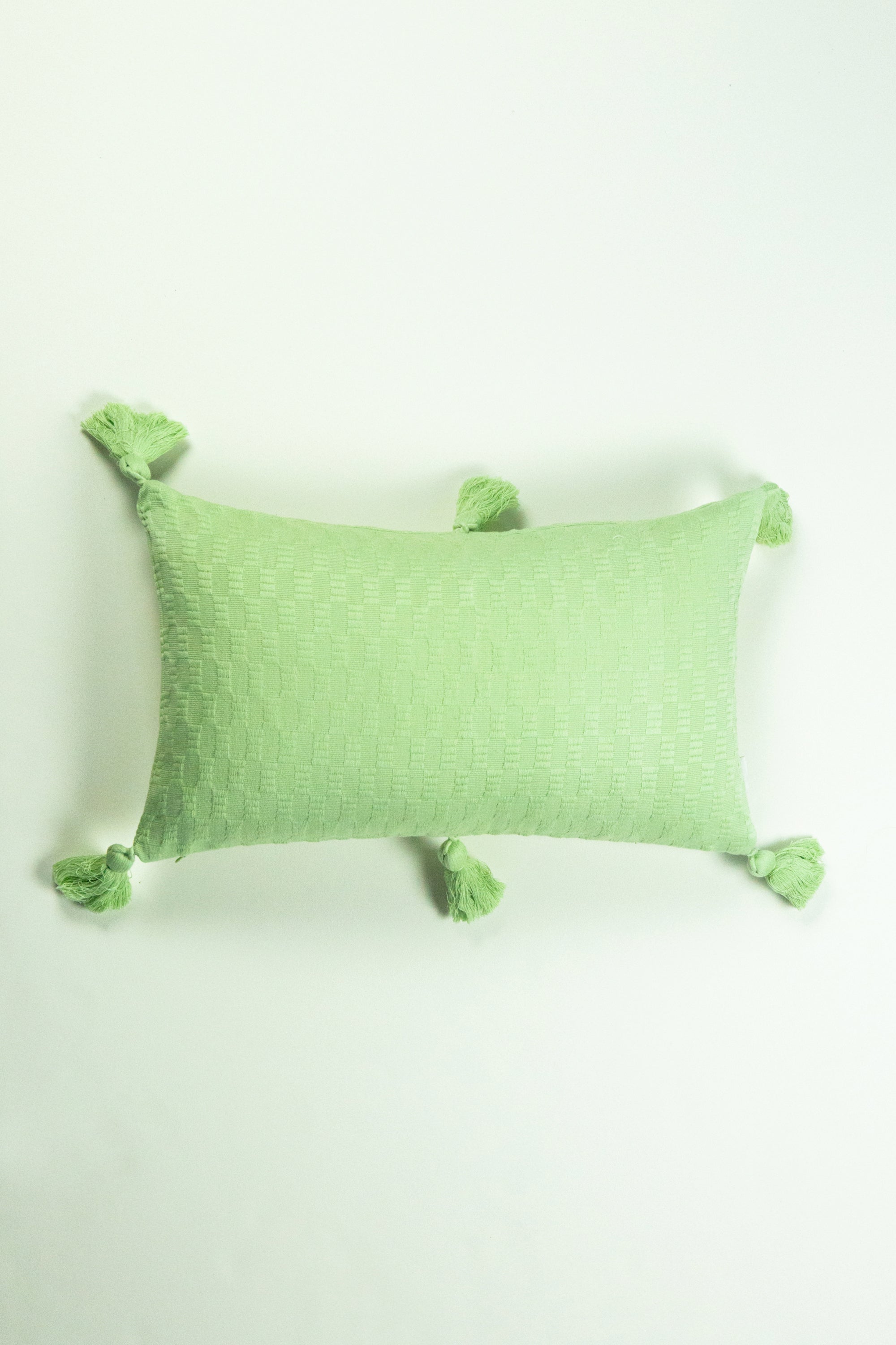 Antigua Pillow (Light Pistachio Solid)