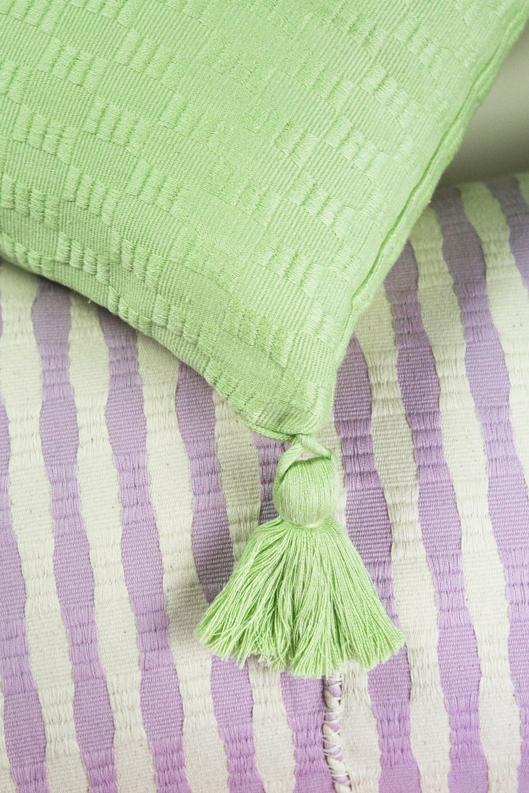 Antigua Pillow (Light Pistachio Solid)