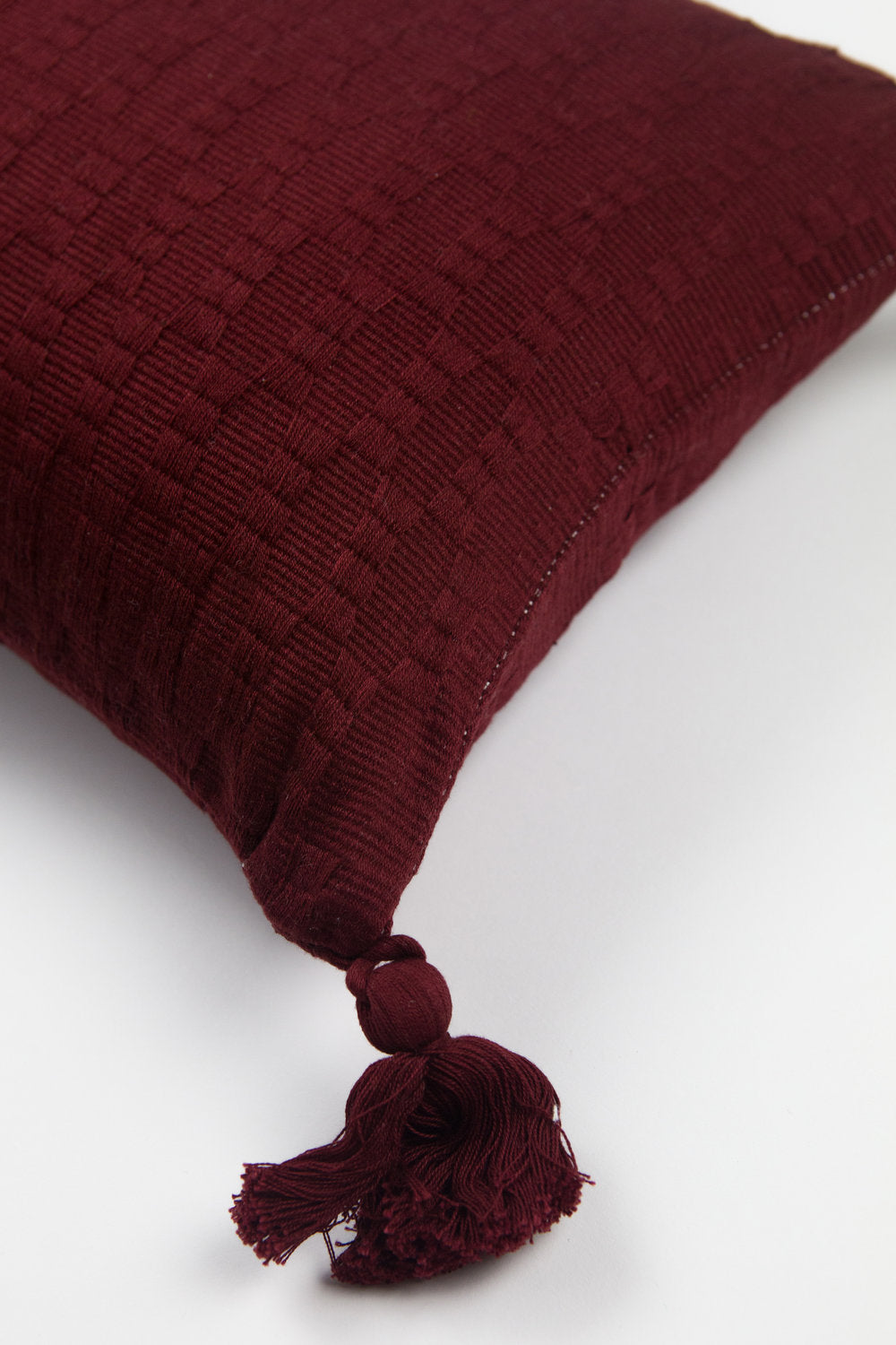 Antigua Pillow (Burgundy Stripe)