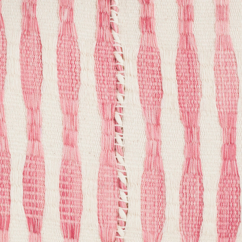 Antigua Pillow (Faded Pink Stripe)