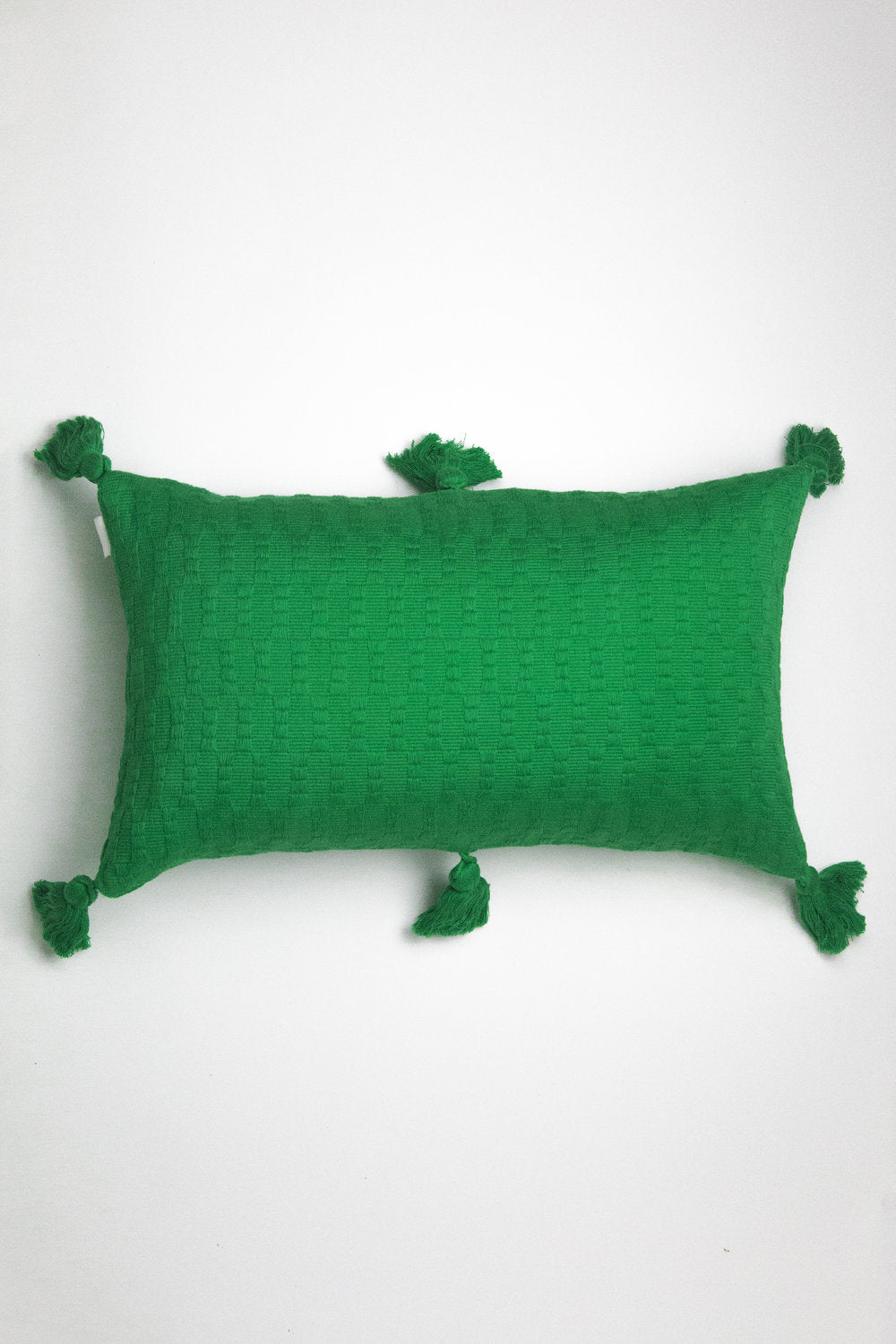 Antigua Pillow (Grass Green Stripe)