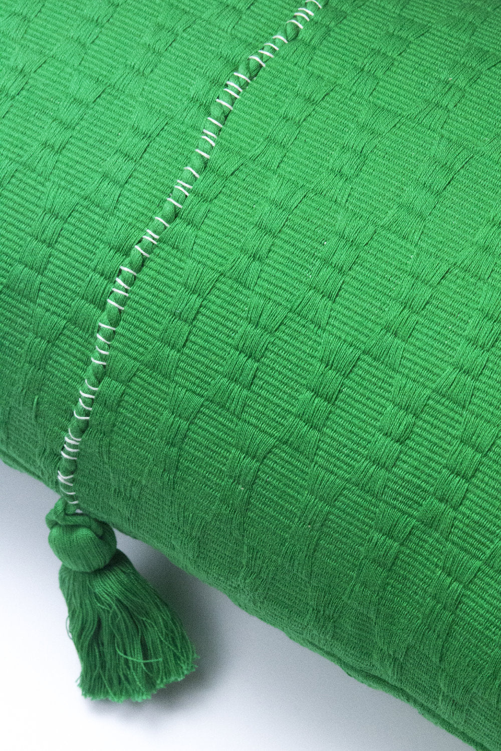 Antigua Pillow (Grass Green Stripe)