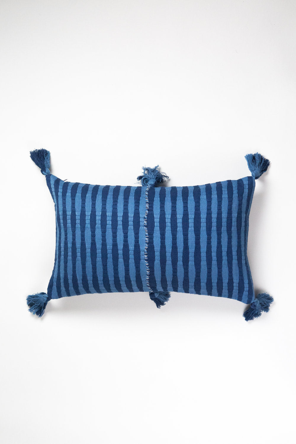 Antigua Pillow (Natural Indigo)