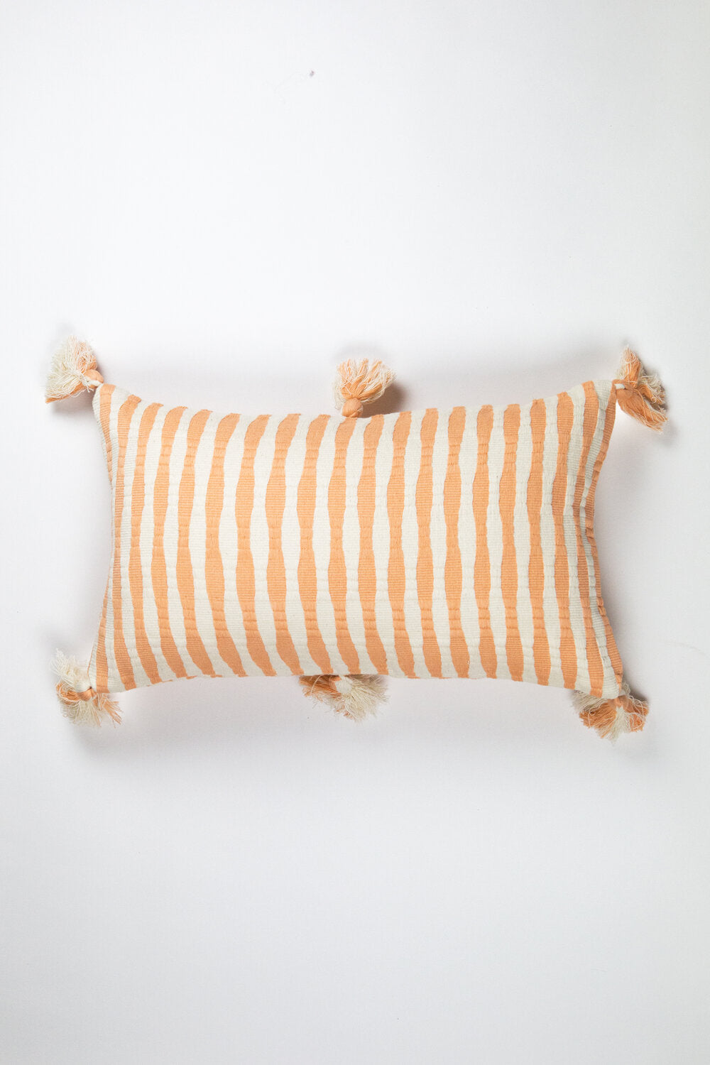 Antigua Pillow (Peach Stripe)