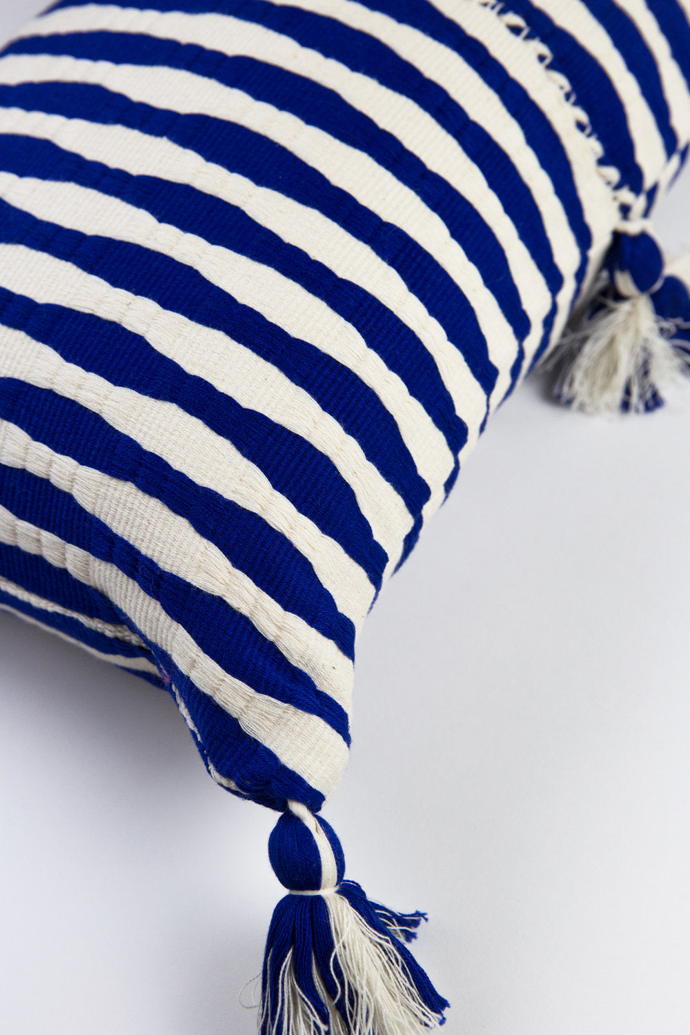 Antigua Pillow (Royal Blue Stripe)
