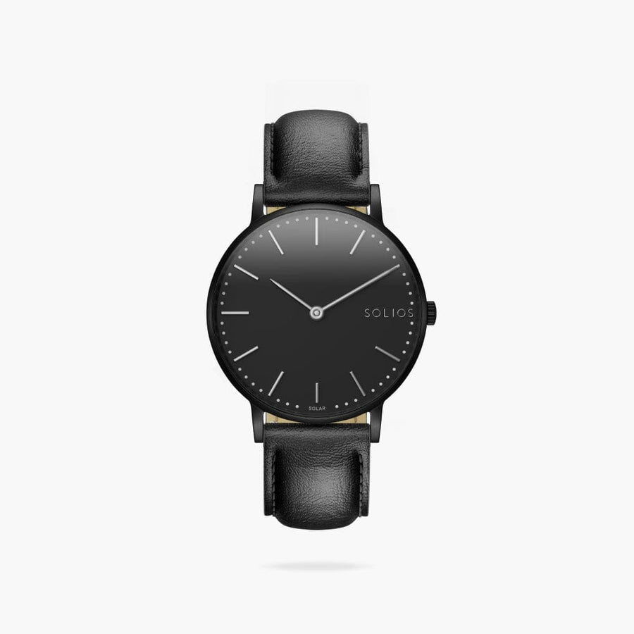 Black Solar Classic (Black Eco Vegan Leather)