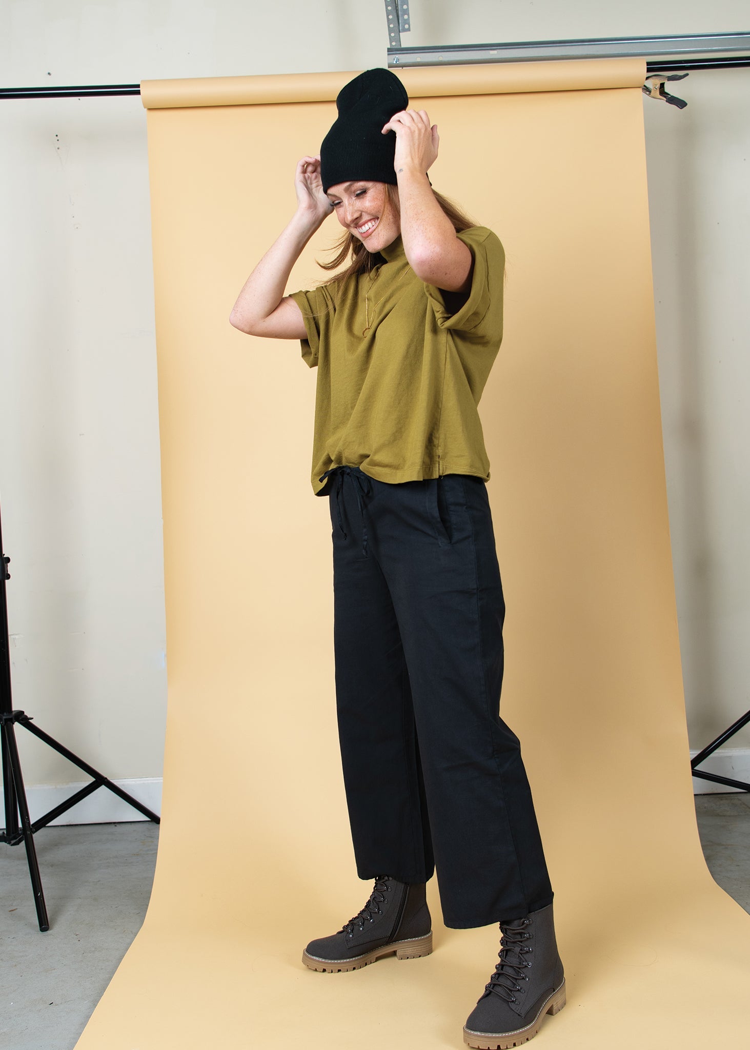 Shore Pant - Black Twill 19 - Full - Studio