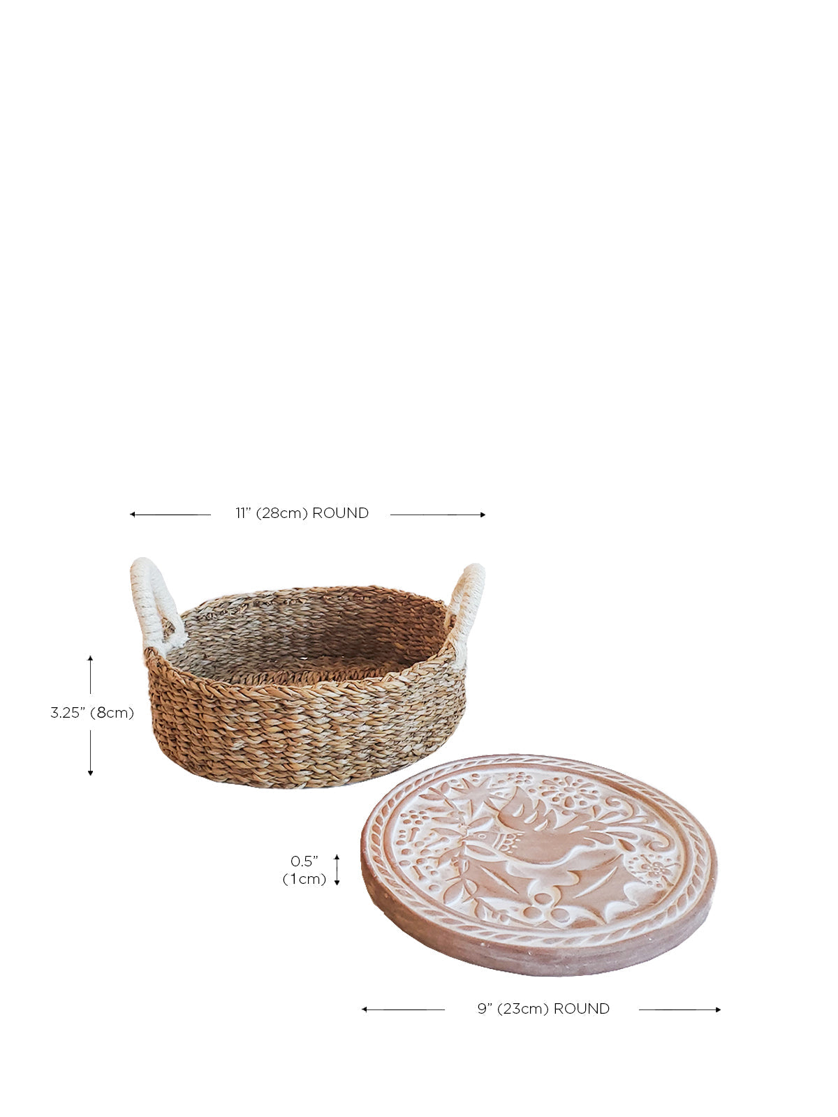 Bread Warmer & Basket (Bird Round)