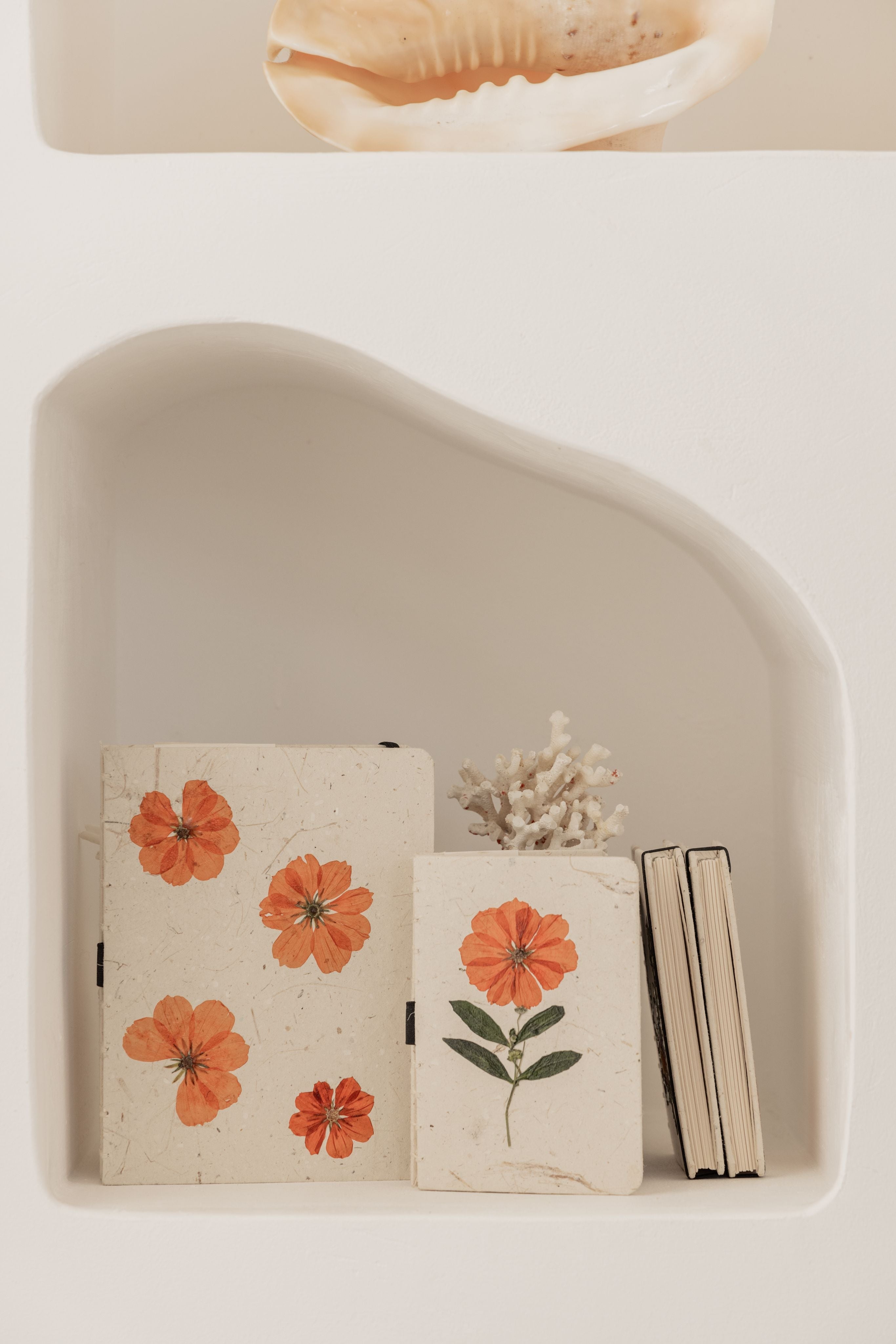 Handcrafted Journal with Pressed Flowers