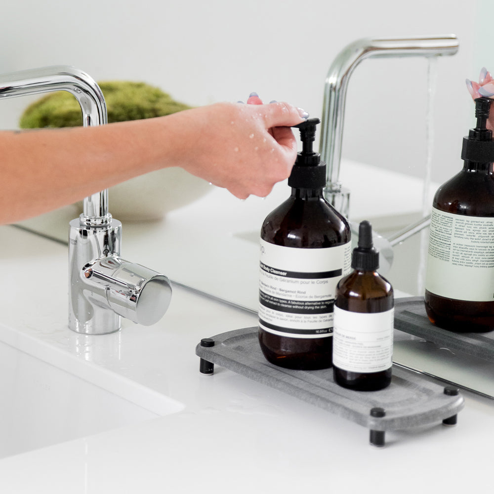 Bath Stone™ Mat (Zen) + Sink Caddy Bundle